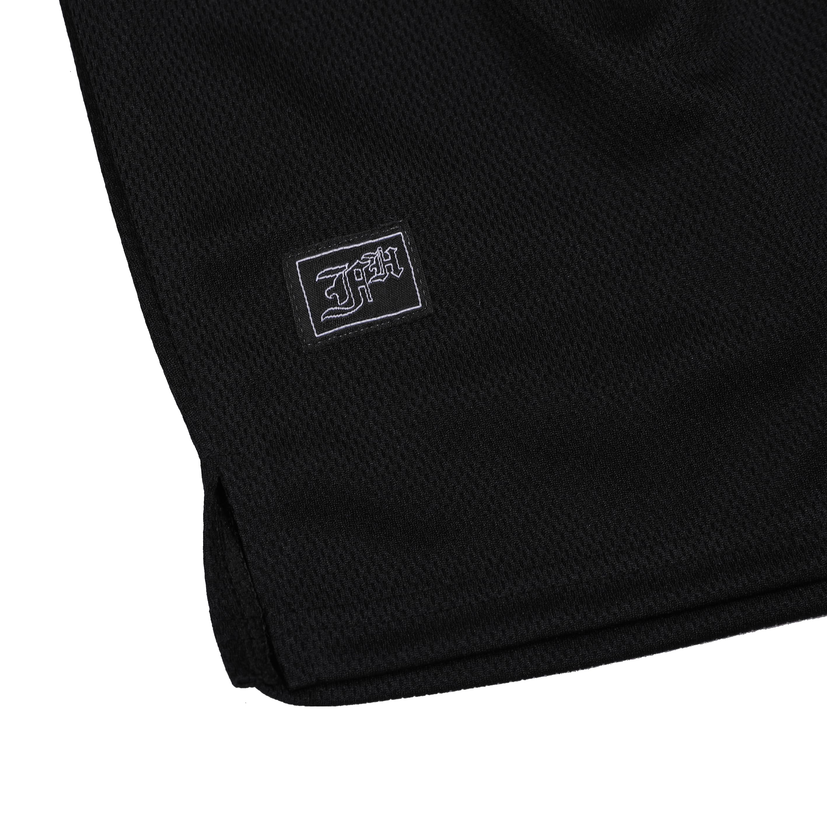 Black Bulldog Mesh Shorts
