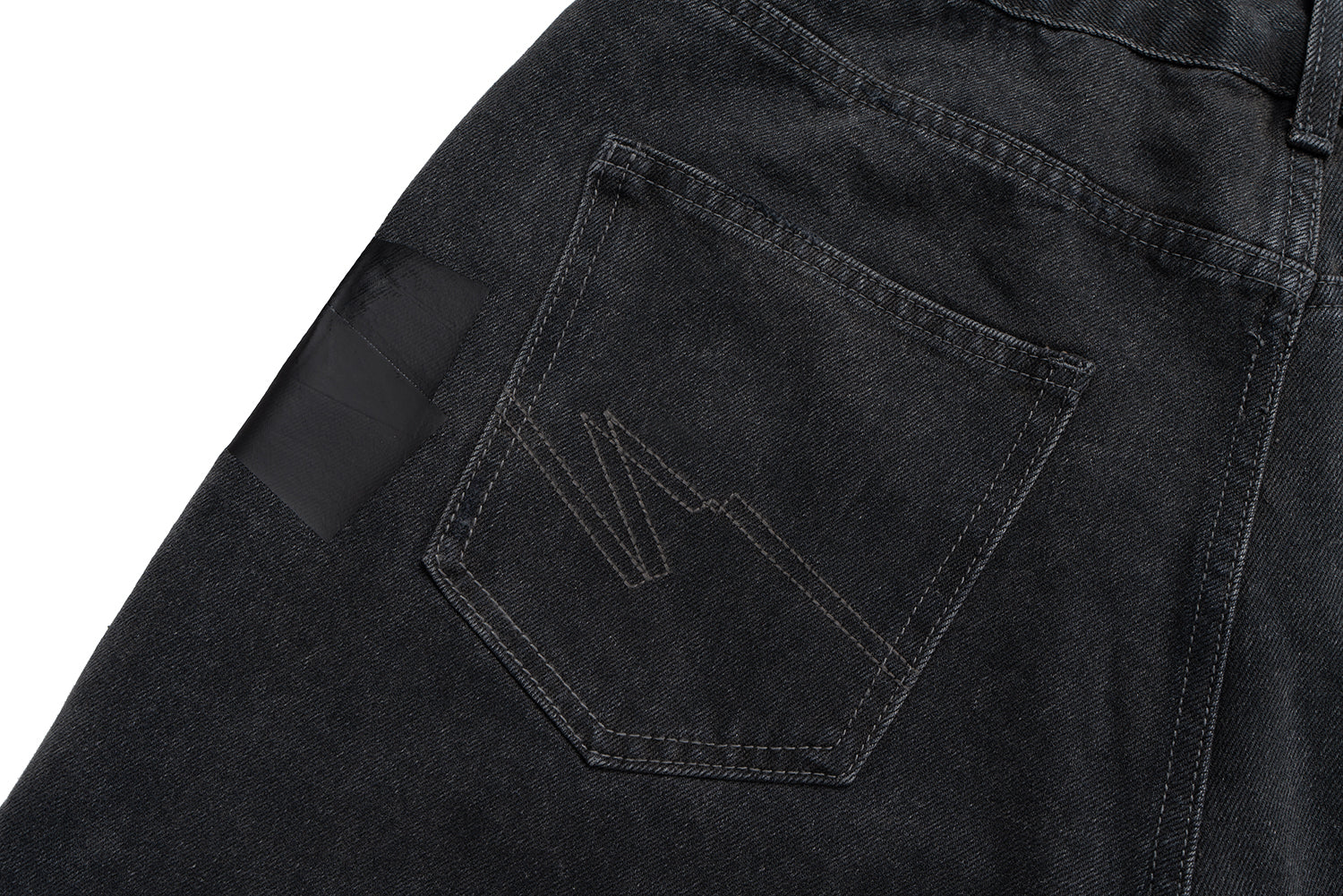 Black Ripped Denim Shorts
