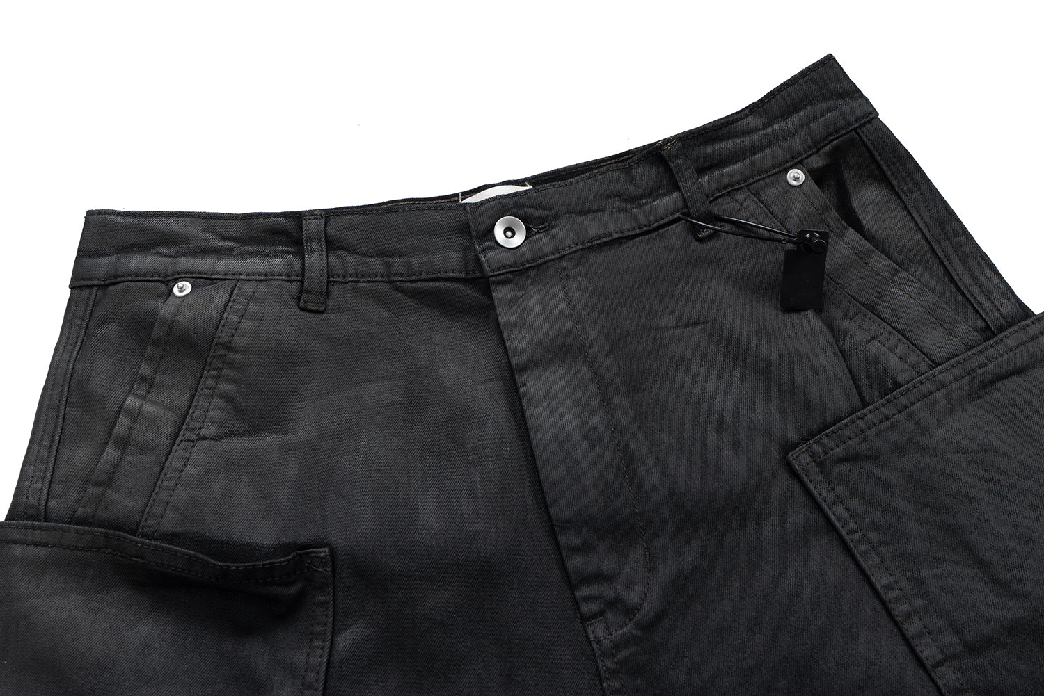 Black Utility Shorts