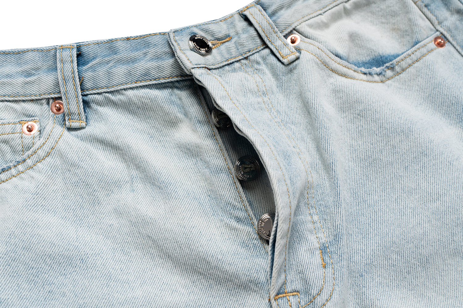 Flow Ripped Denim Shorts