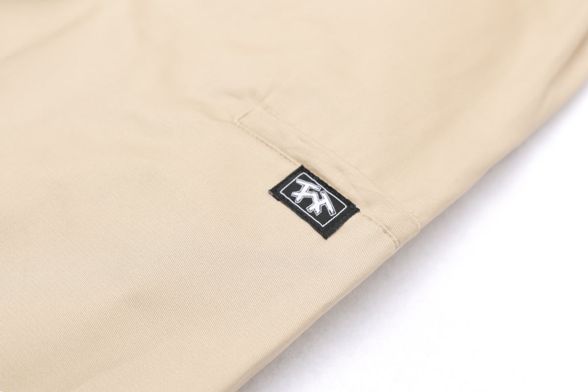 Beige West Coast Shorts