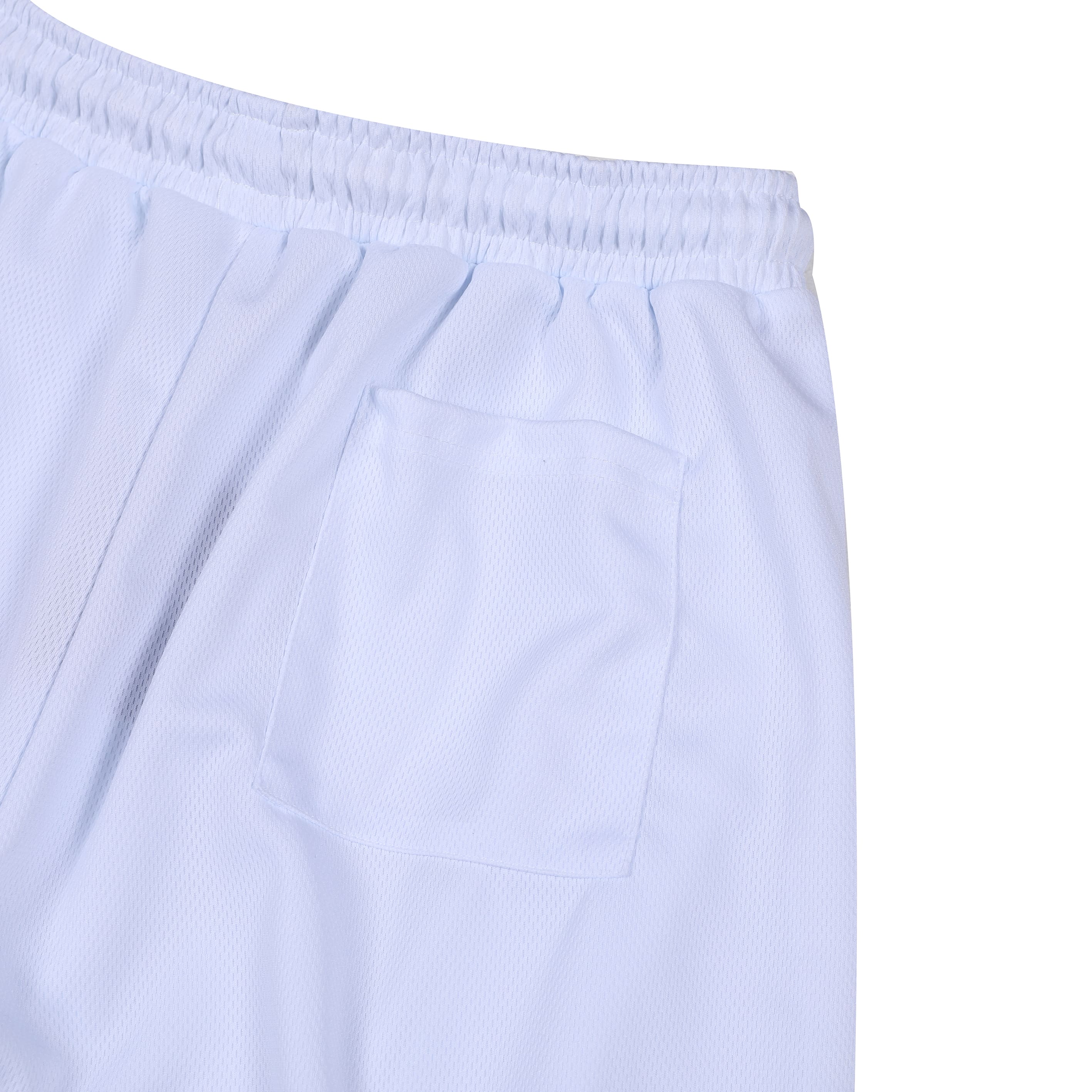 White Bulldog Mesh Shorts
