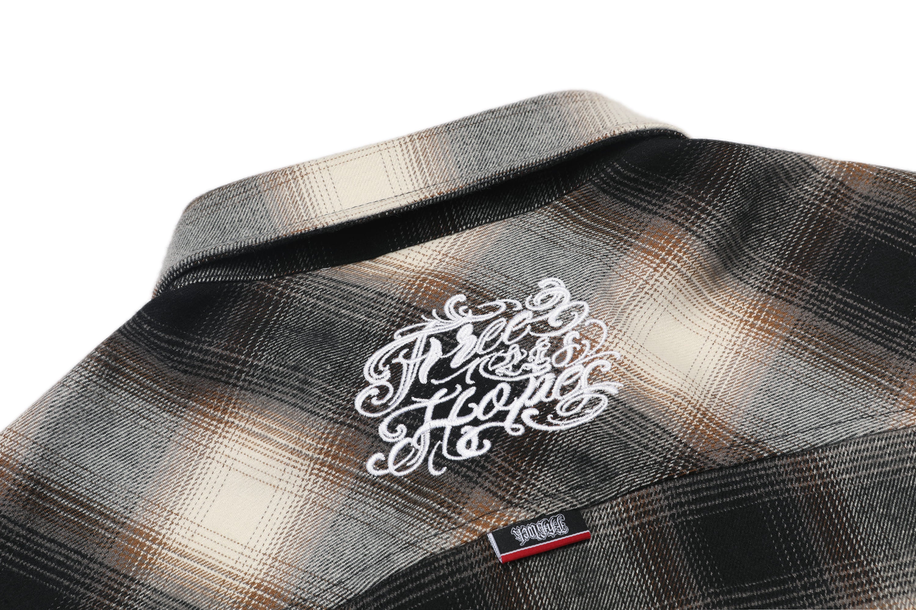 Rust Plaid Chicano Shirt