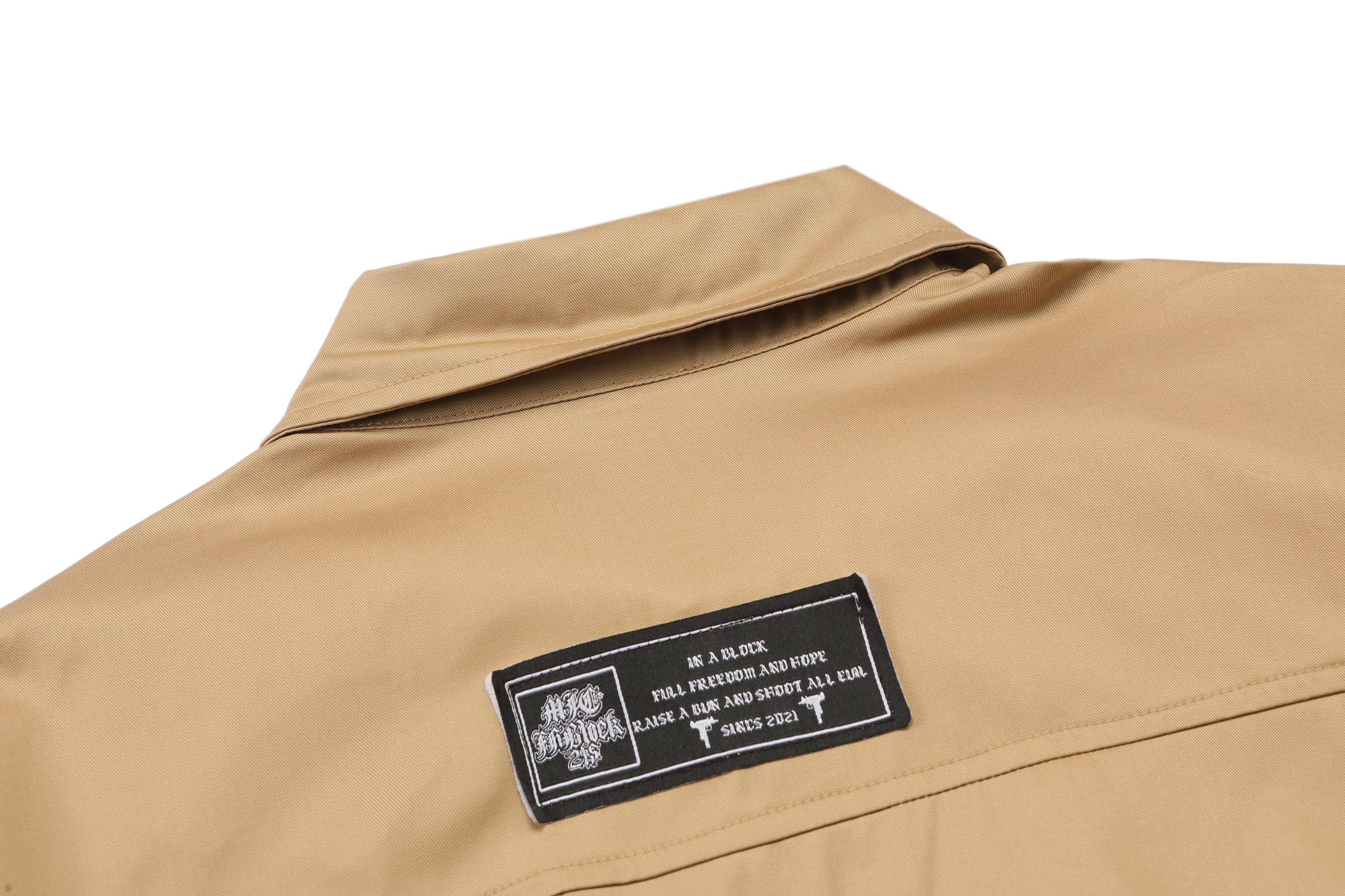 Beige Free Hope Chicano Shirt