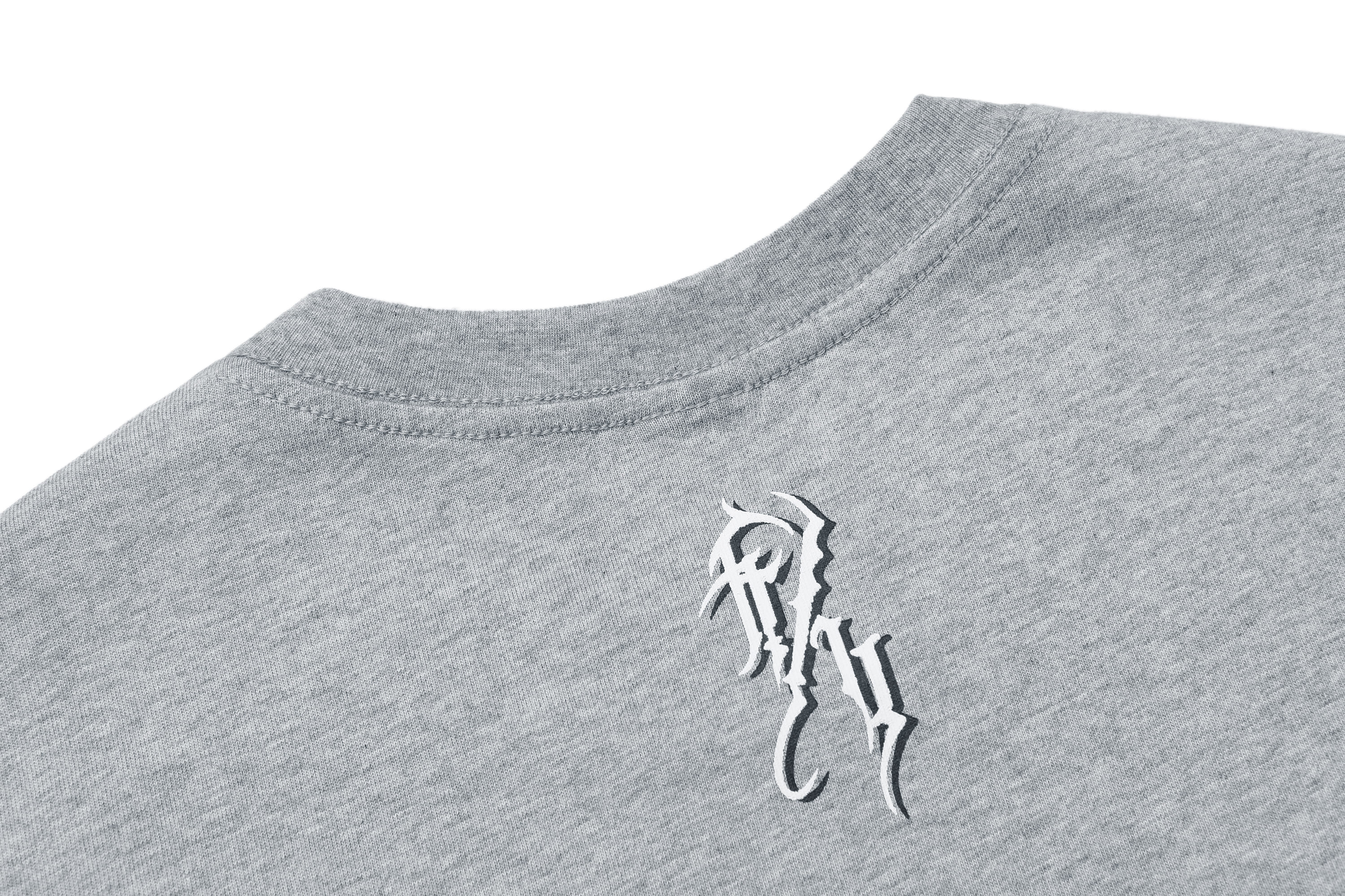 Grey Chicano Lettering T-Shirt
