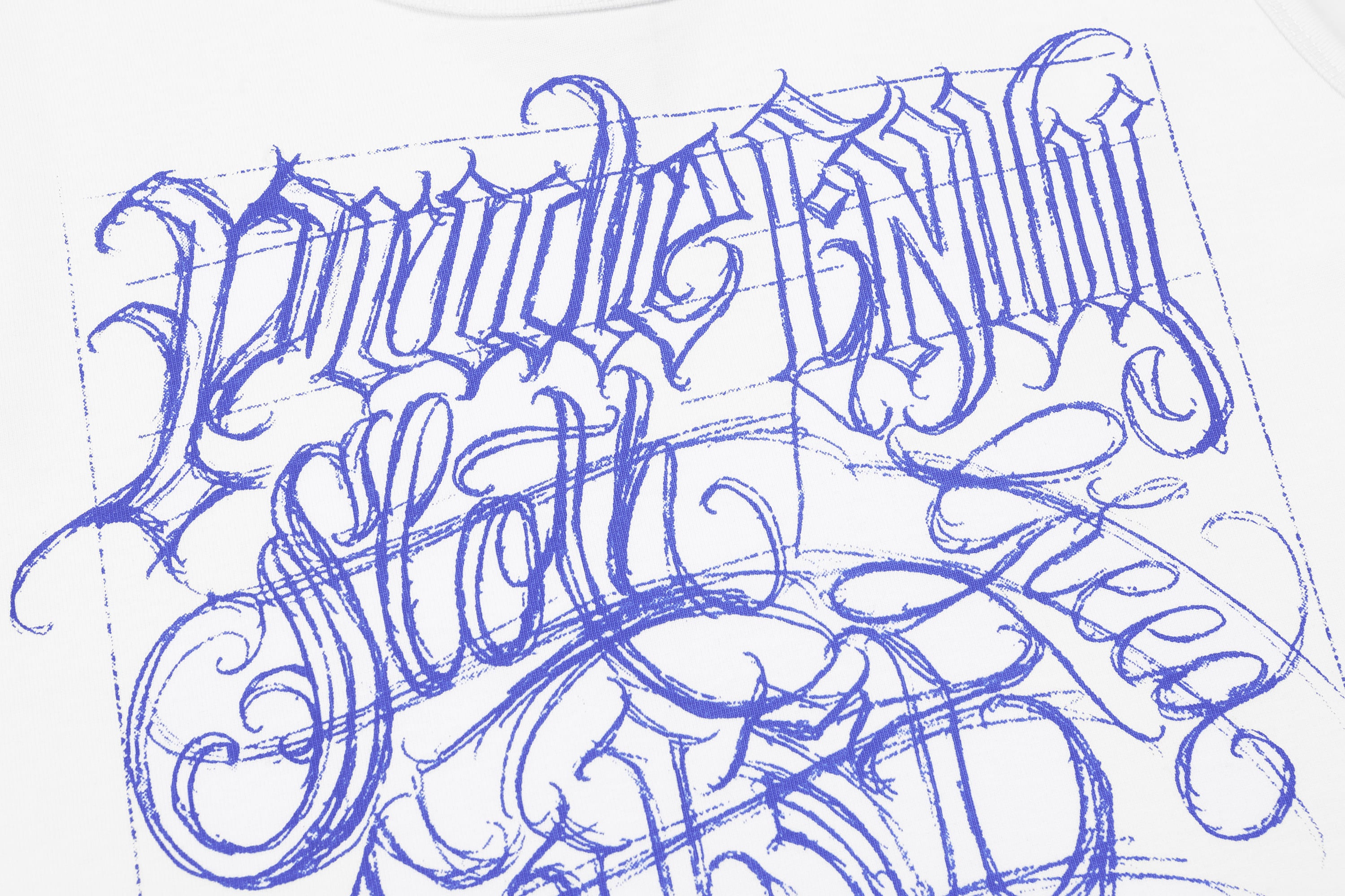 White Chicano Lettering Tank Top v2