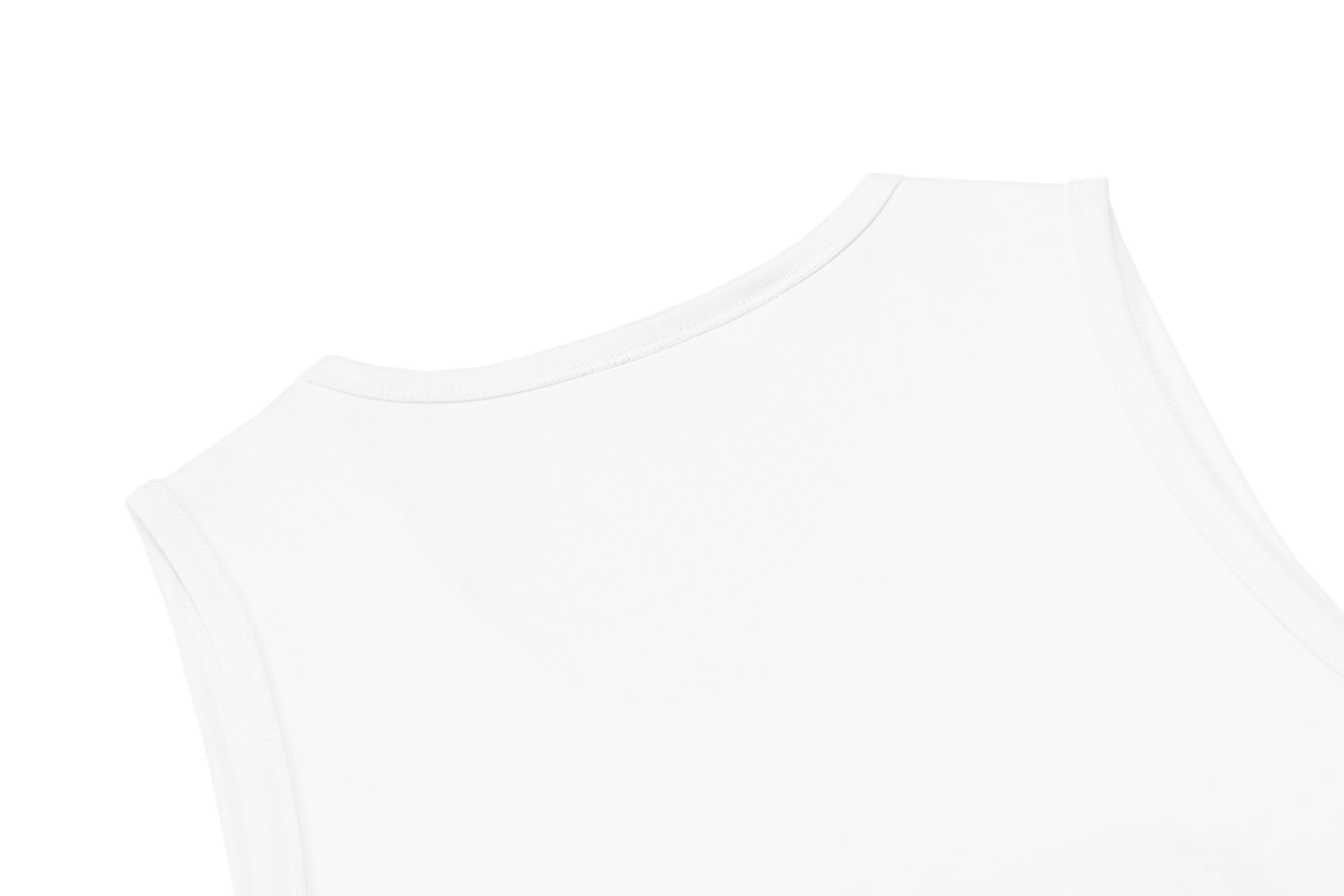 White Chicano Lettering Tank Top