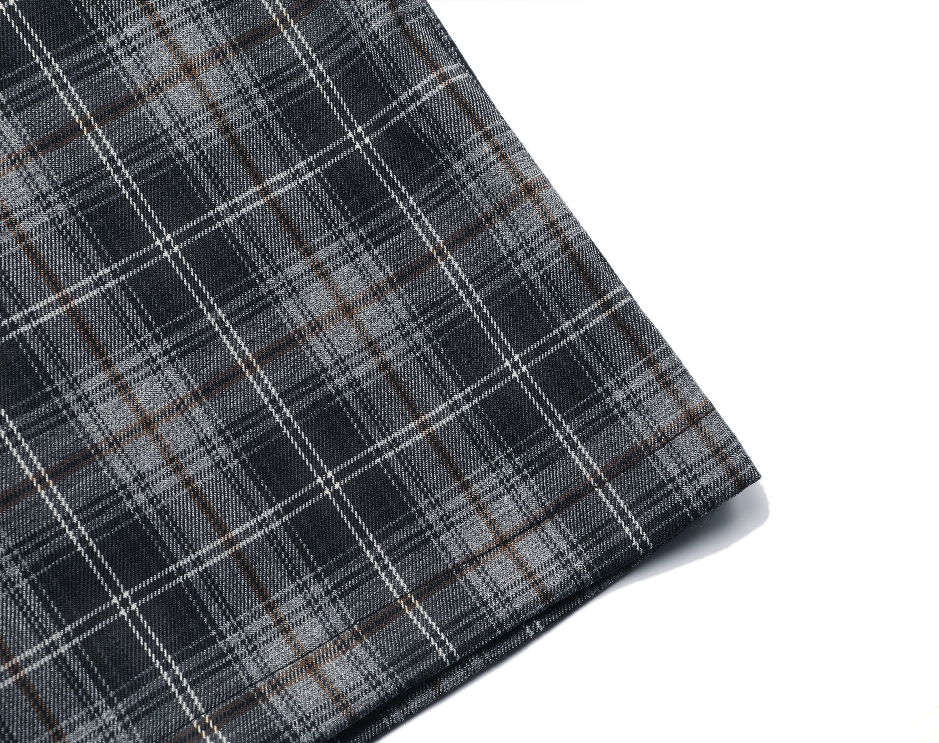 Graphite Plaid Chicano Double Pocket Shirt