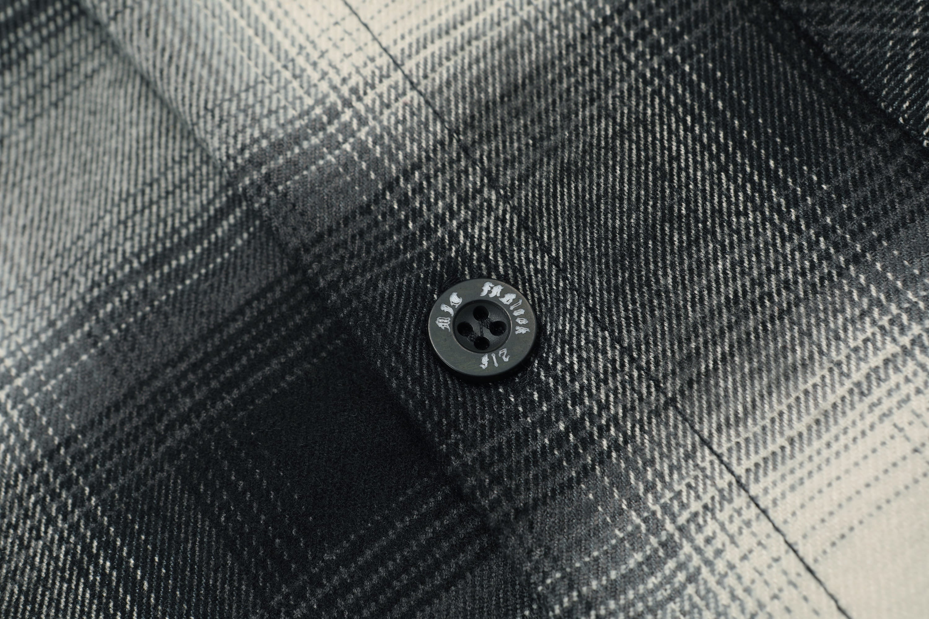 Charcoal Plaid Chicano Shirt