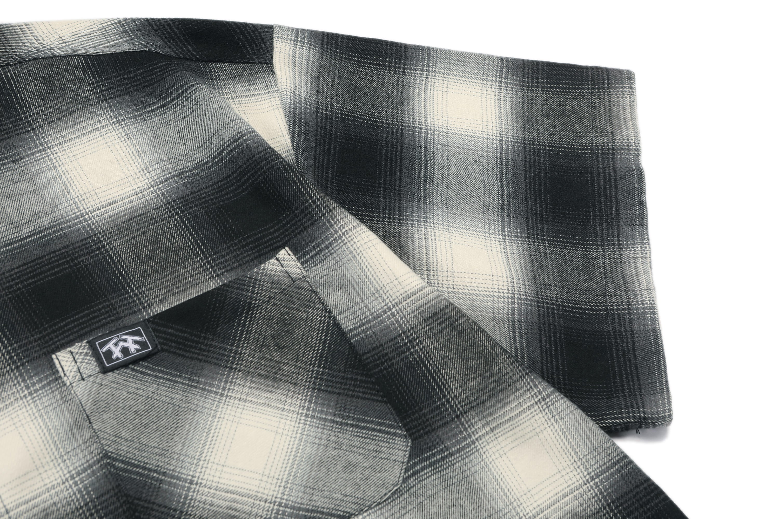 Charcoal Plaid Chicano Shirt