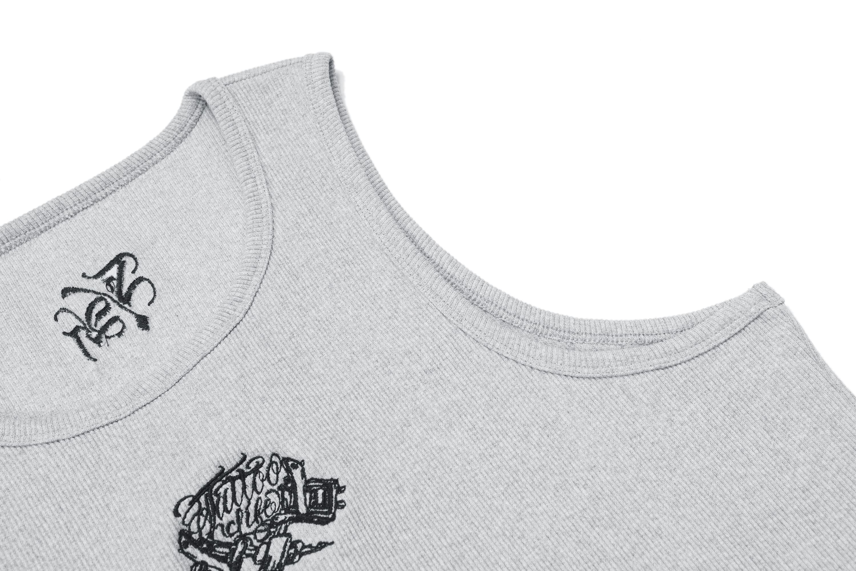 Grey Chicano Ink Tank Top