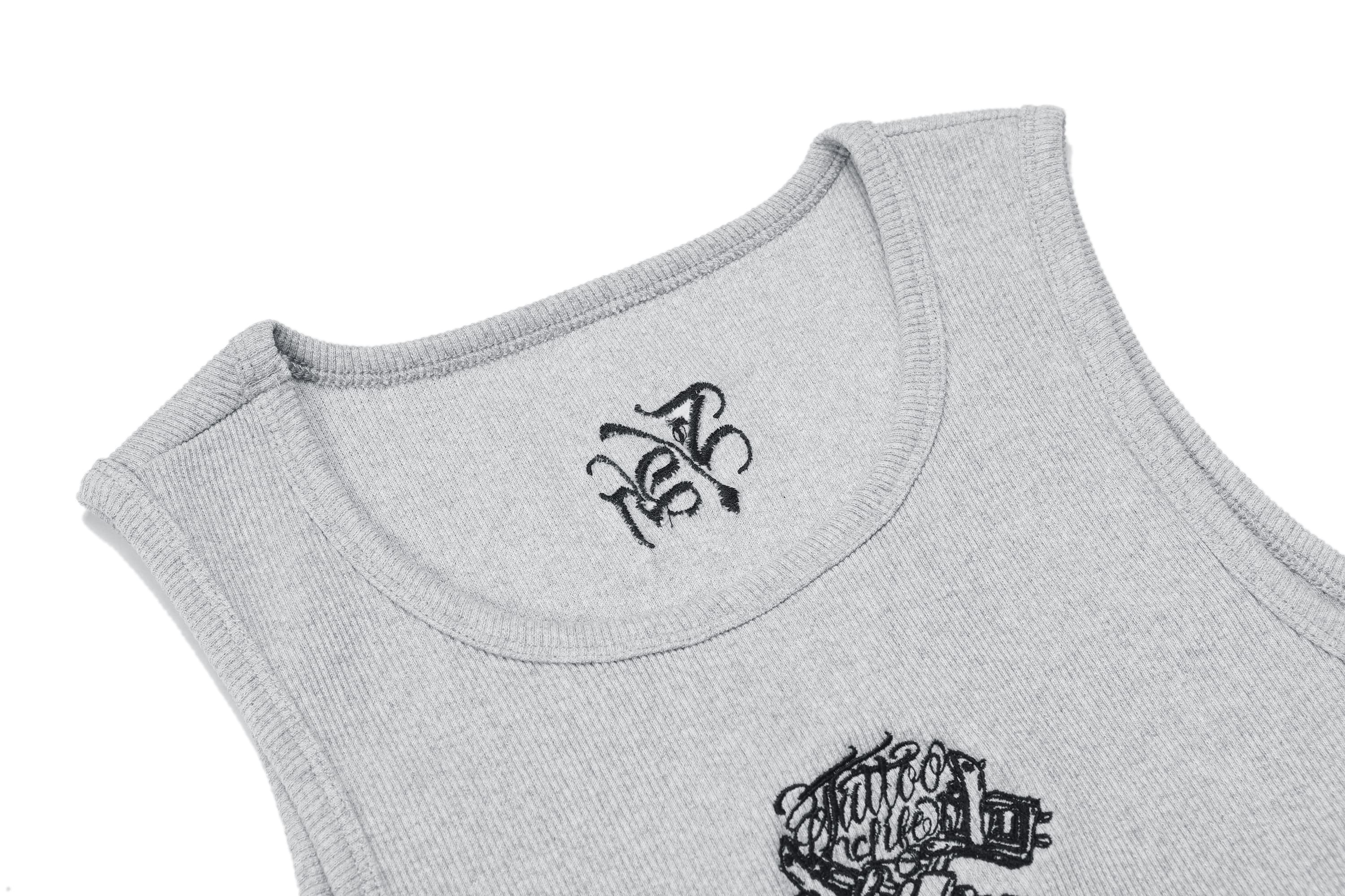 Grey Chicano Ink Tank Top
