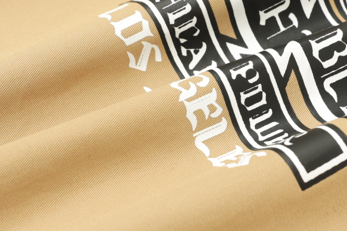 Beige Mexican Chicano Shirt