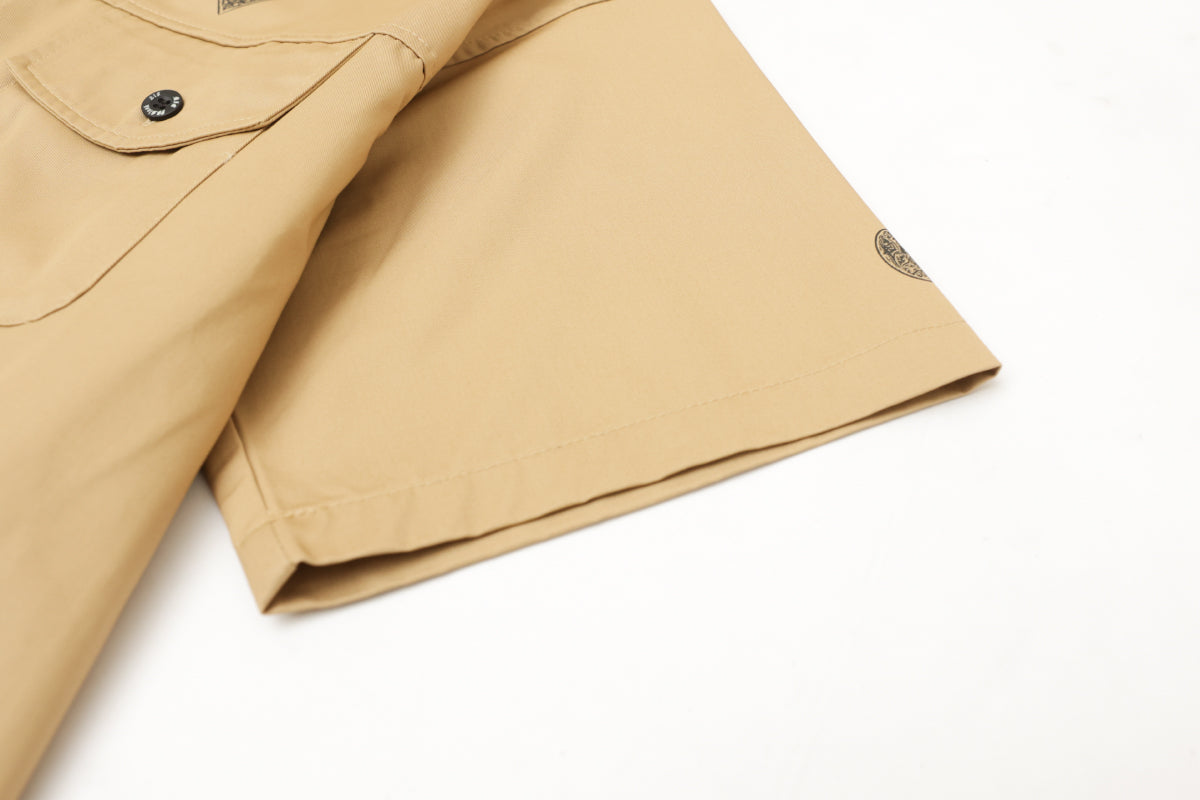 Beige Mexican Chicano Shirt