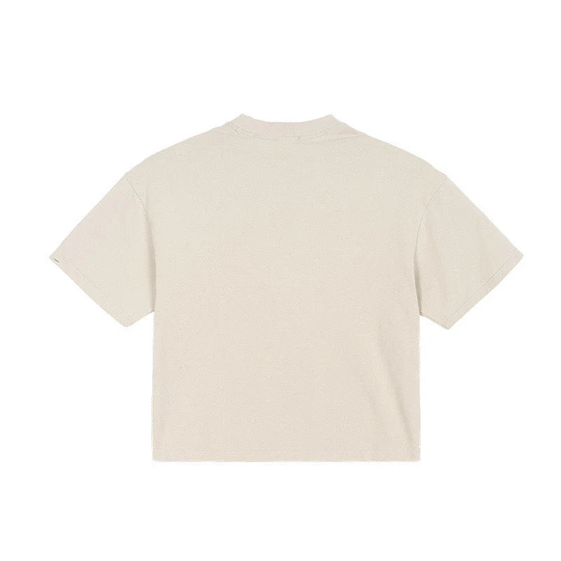 Beige Cut T-Shirt