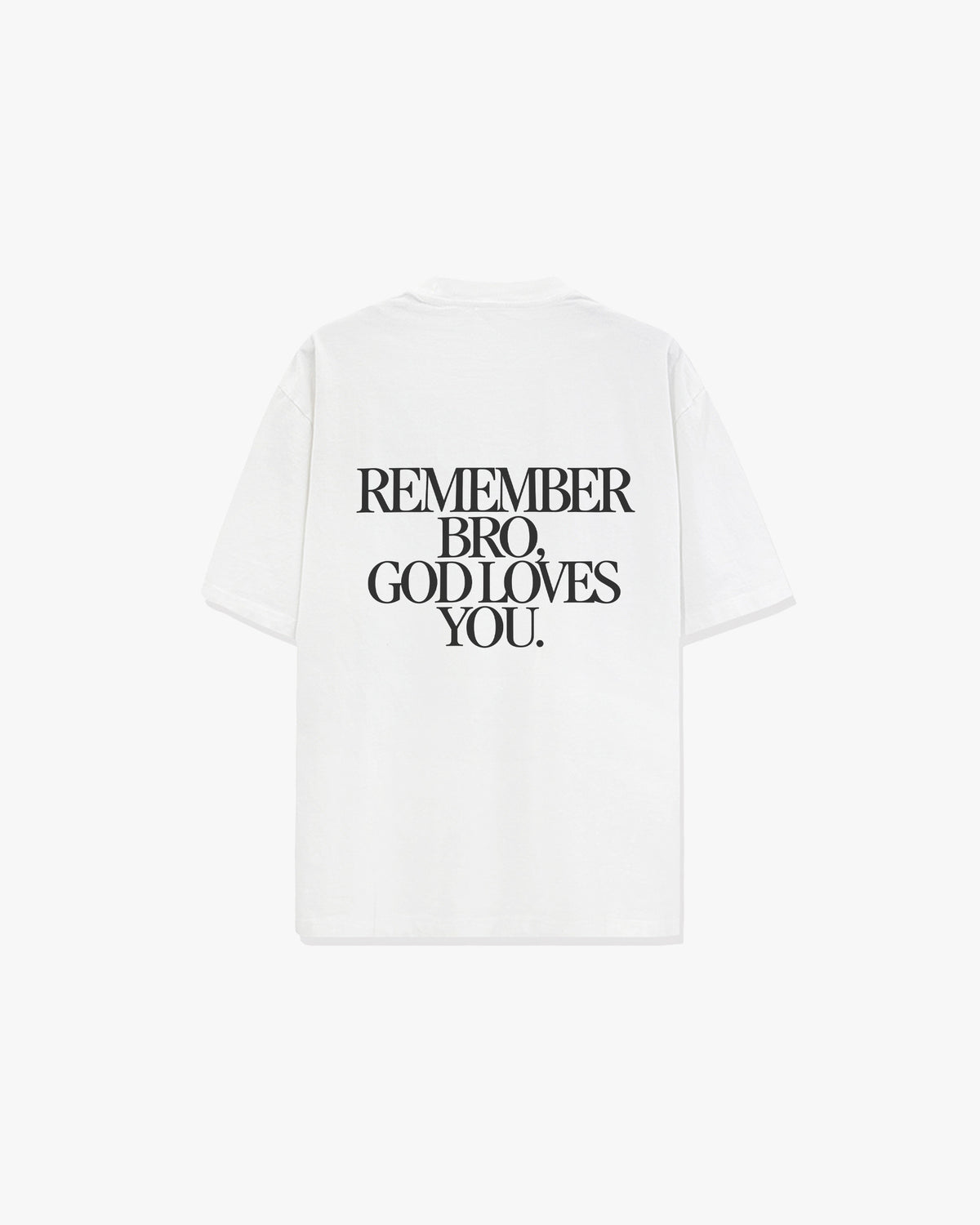 God Oversized Tee - White