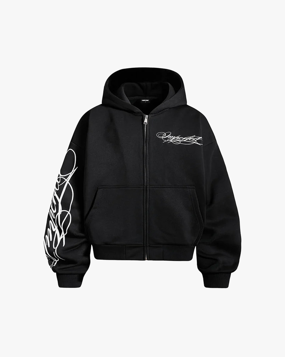 Script Hoodie – Black