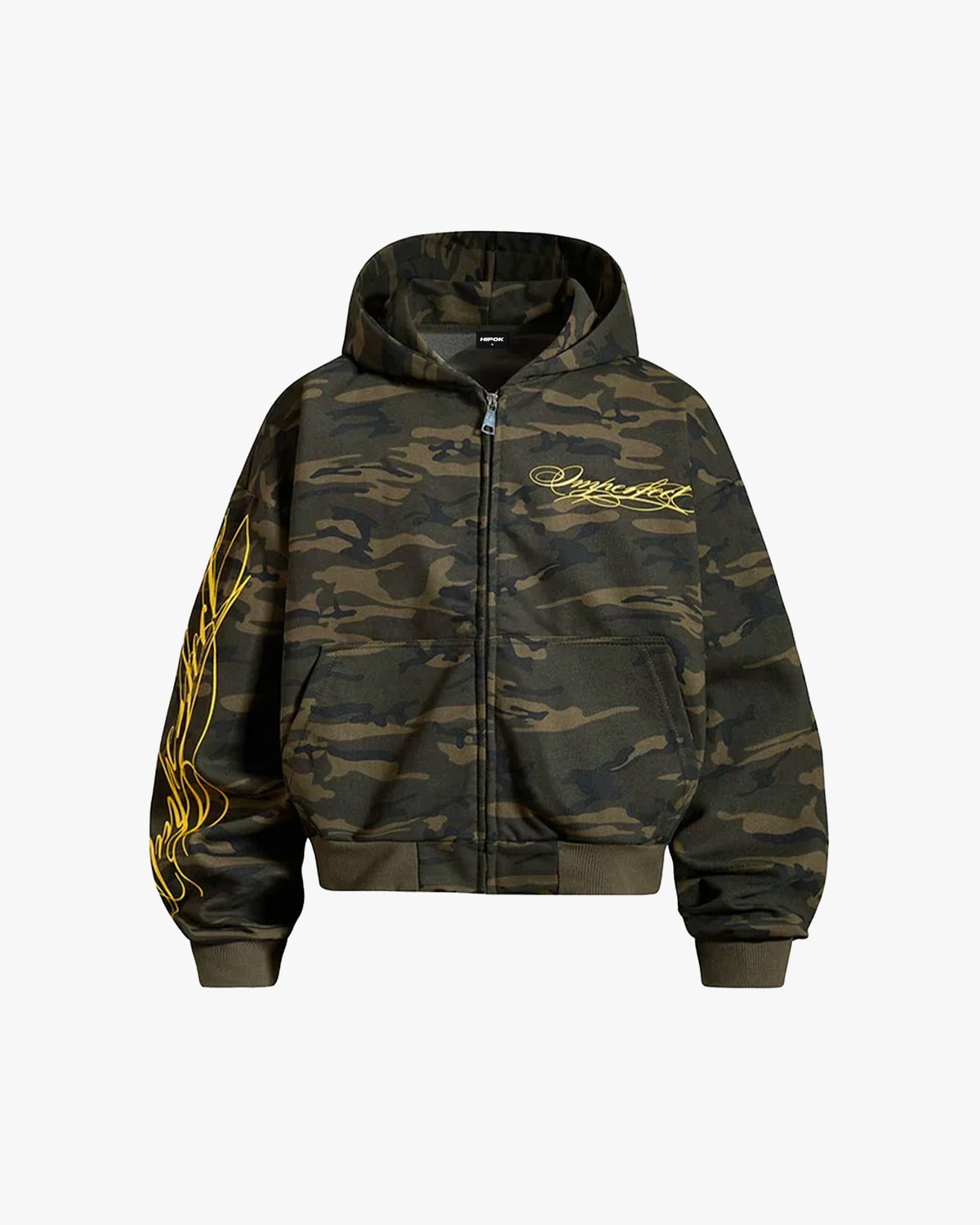 Script Hoodie – Camo