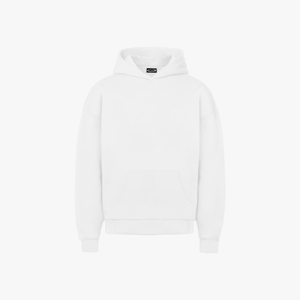 White Basic Hoodie