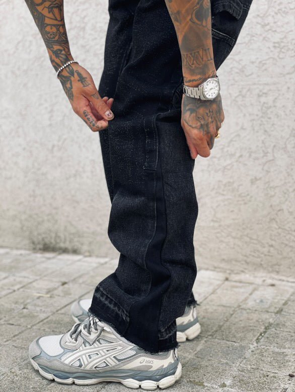 Black Patch Denim - Hipok Brand