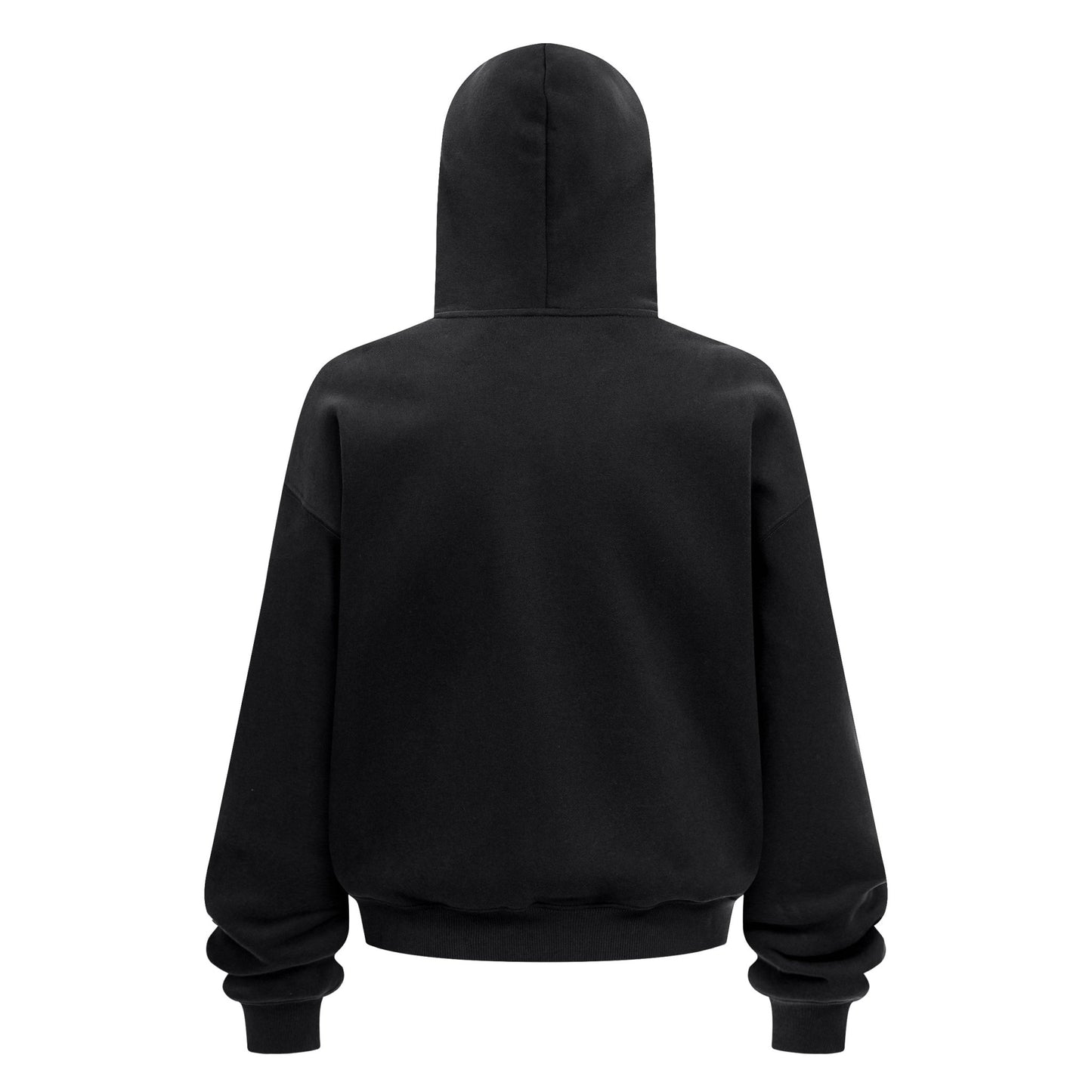 Essential Zip Hoodie – Black - Hipok Brand