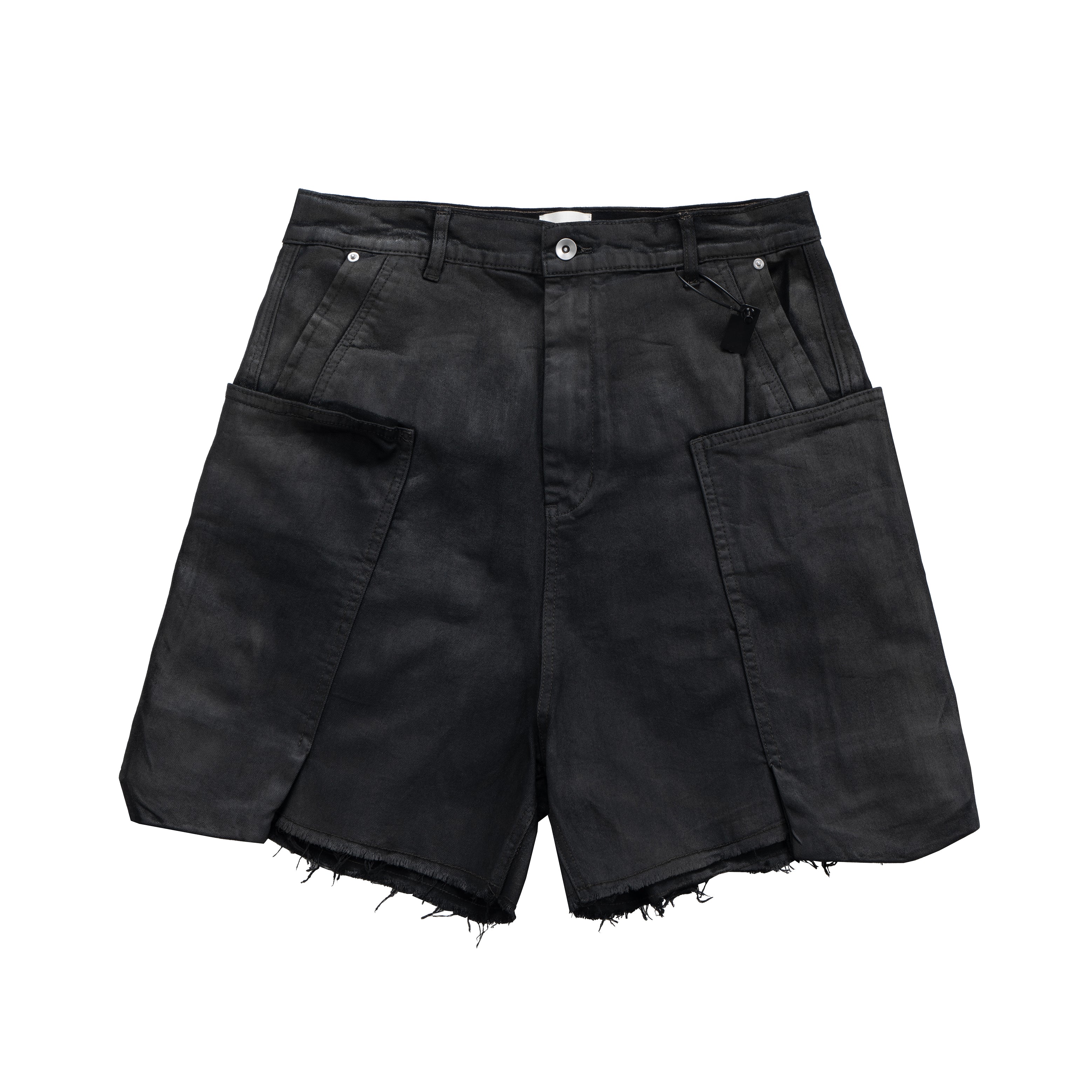 Black Utility Shorts
