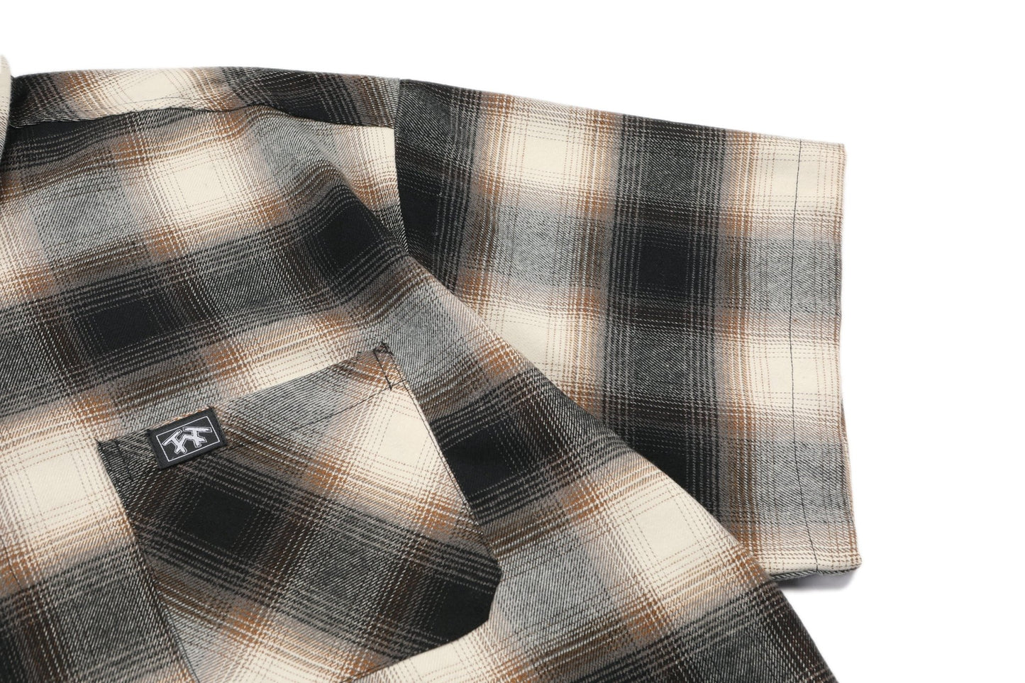 Rust Plaid Chicano Shirt - Hipok Brand
