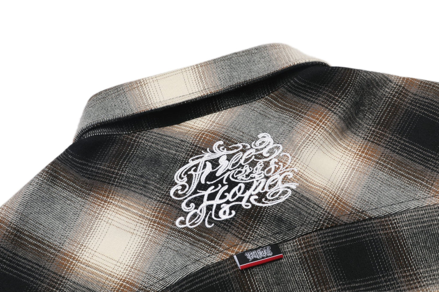 Rust Plaid Chicano Shirt - Hipok Brand