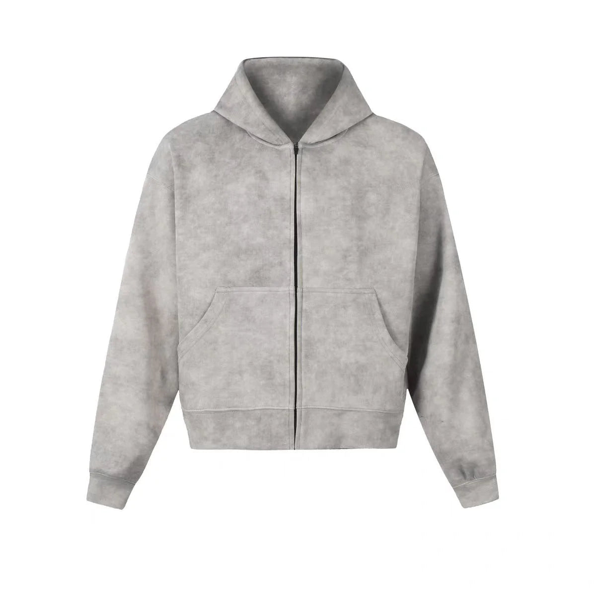 Stone Washed Grey Hoodie - Hipok Brand