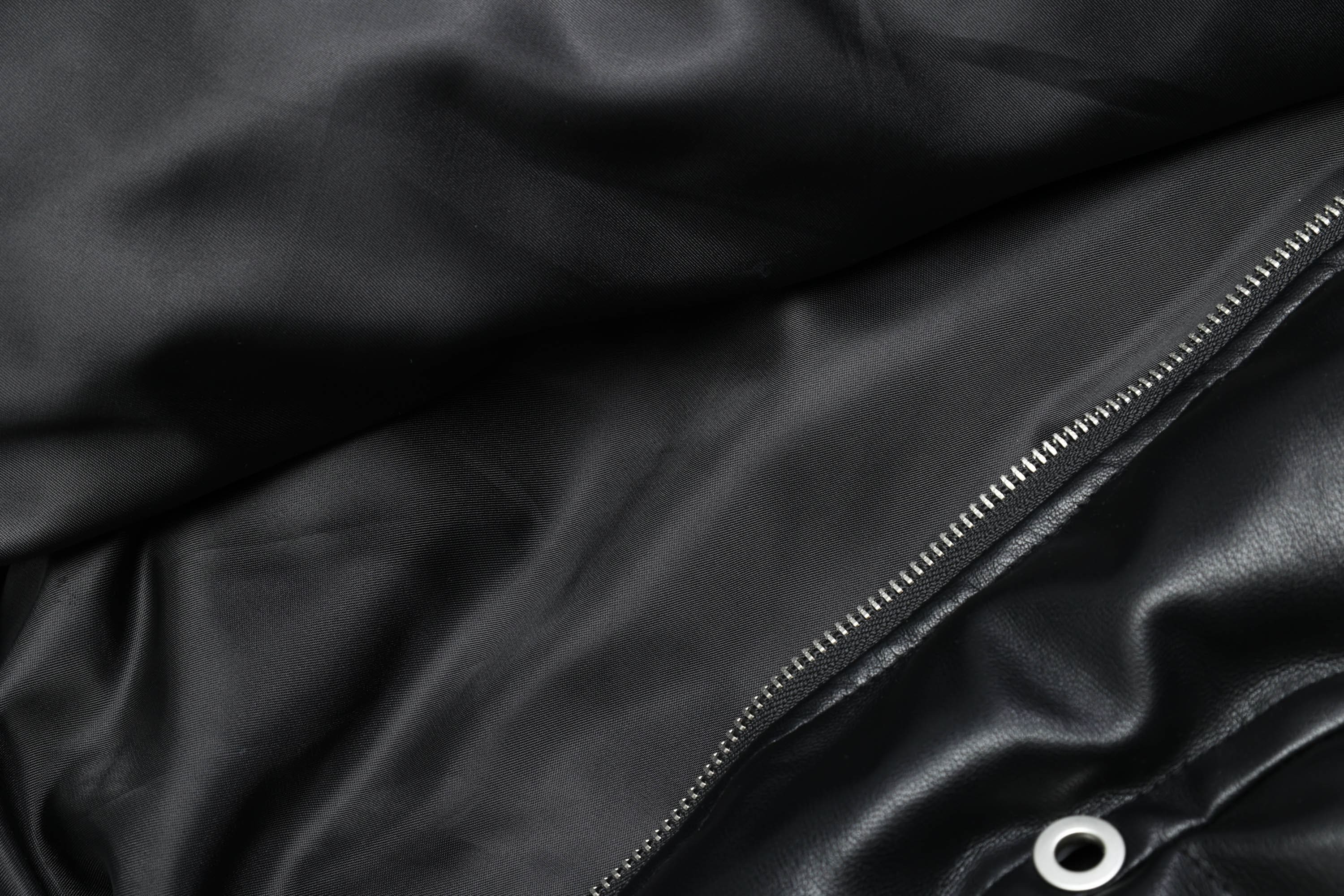 Premium Leather Puffer Jacket