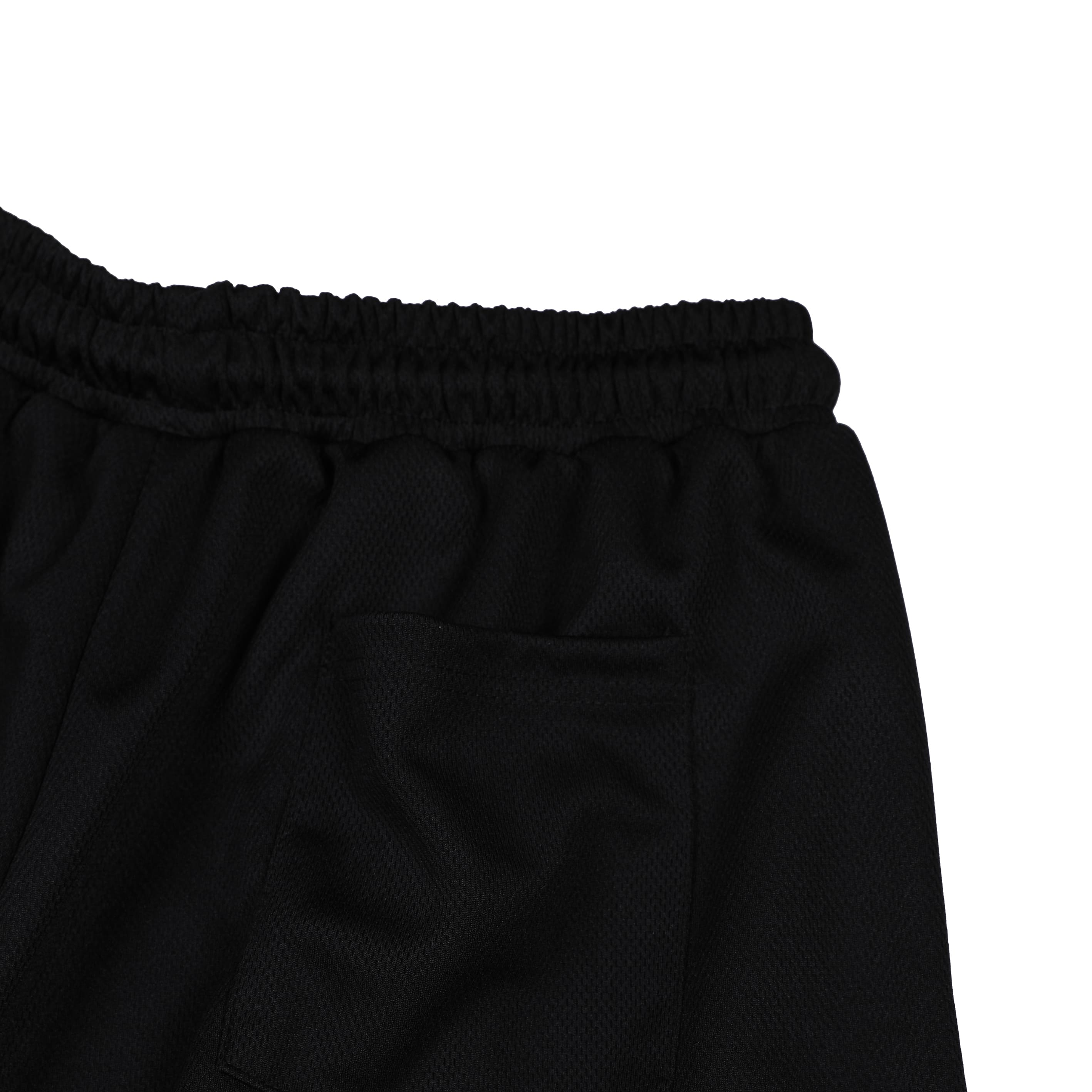 Black Bulldog Mesh Shorts
