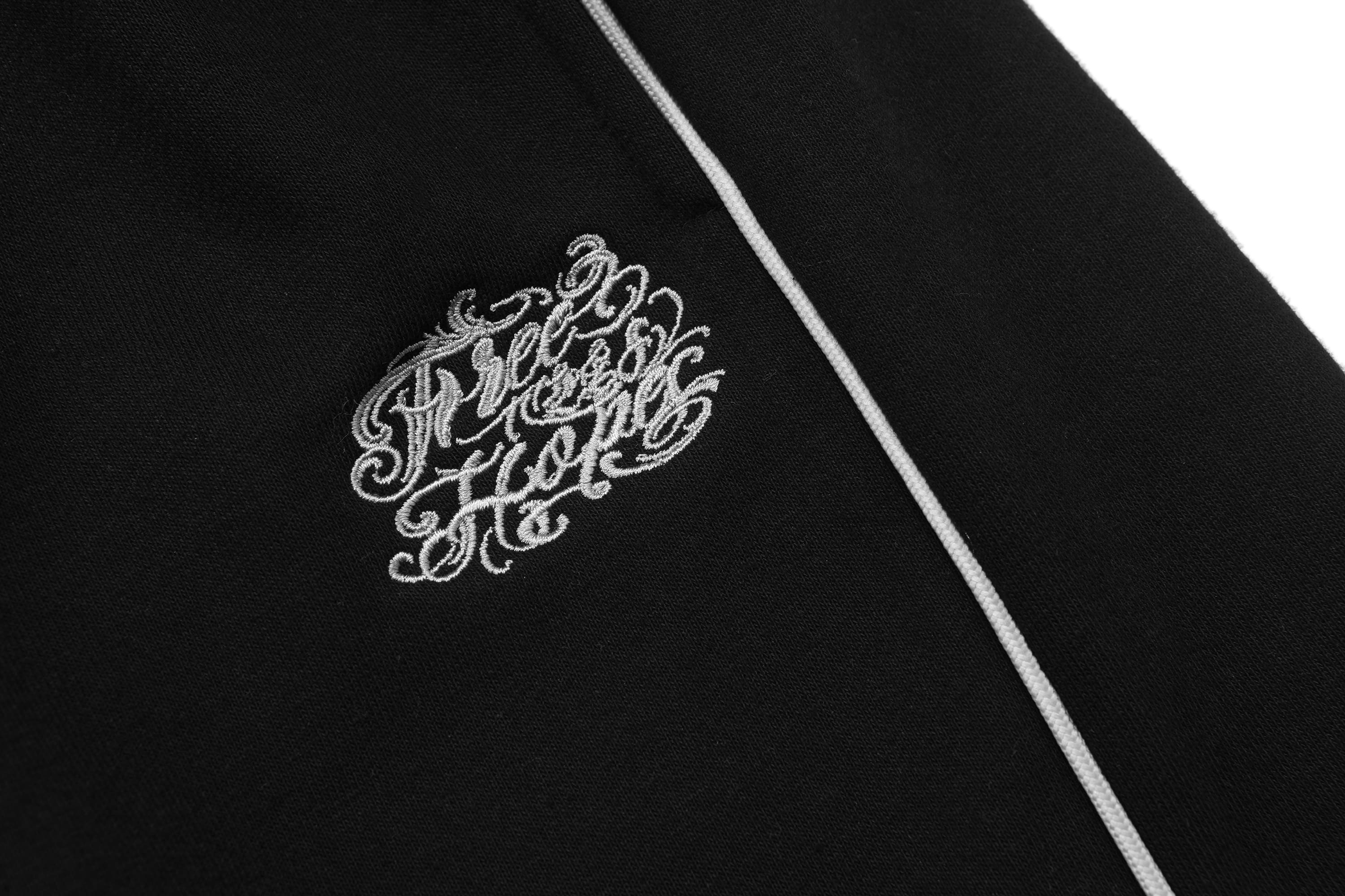 Black Lowlife Drip Shorts