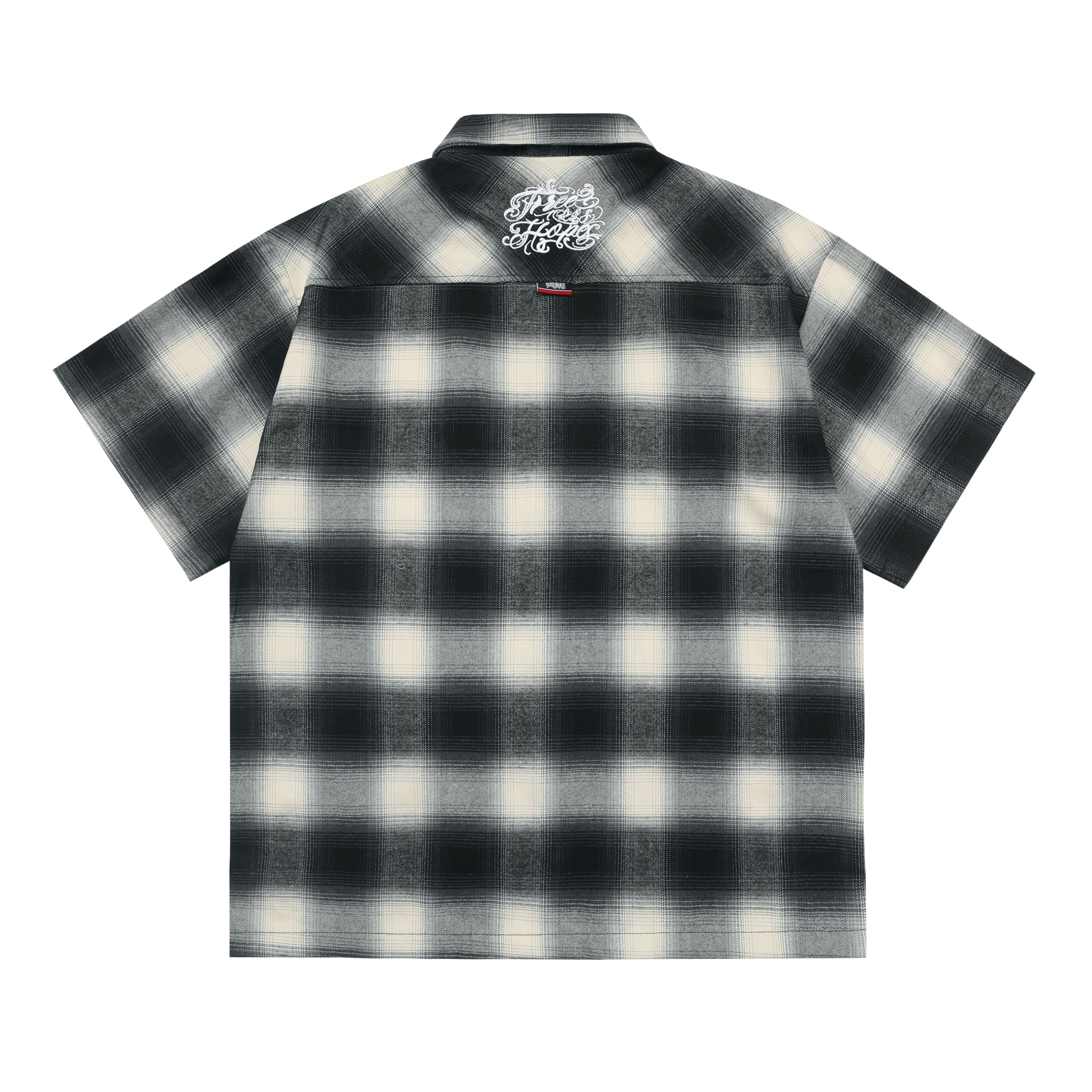 Charcoal Plaid Chicano Shirt