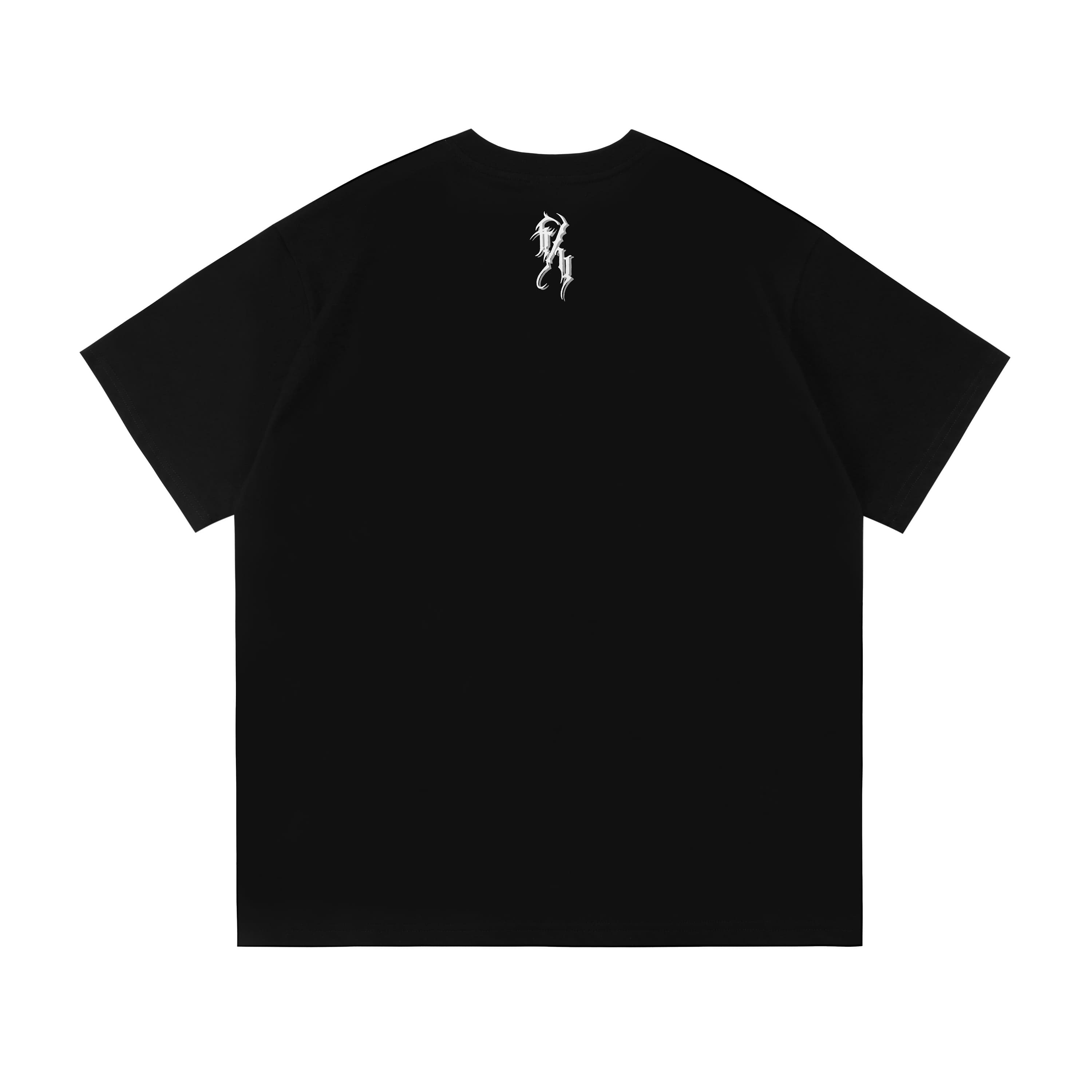 Black Chicano Lettering T-Shirt