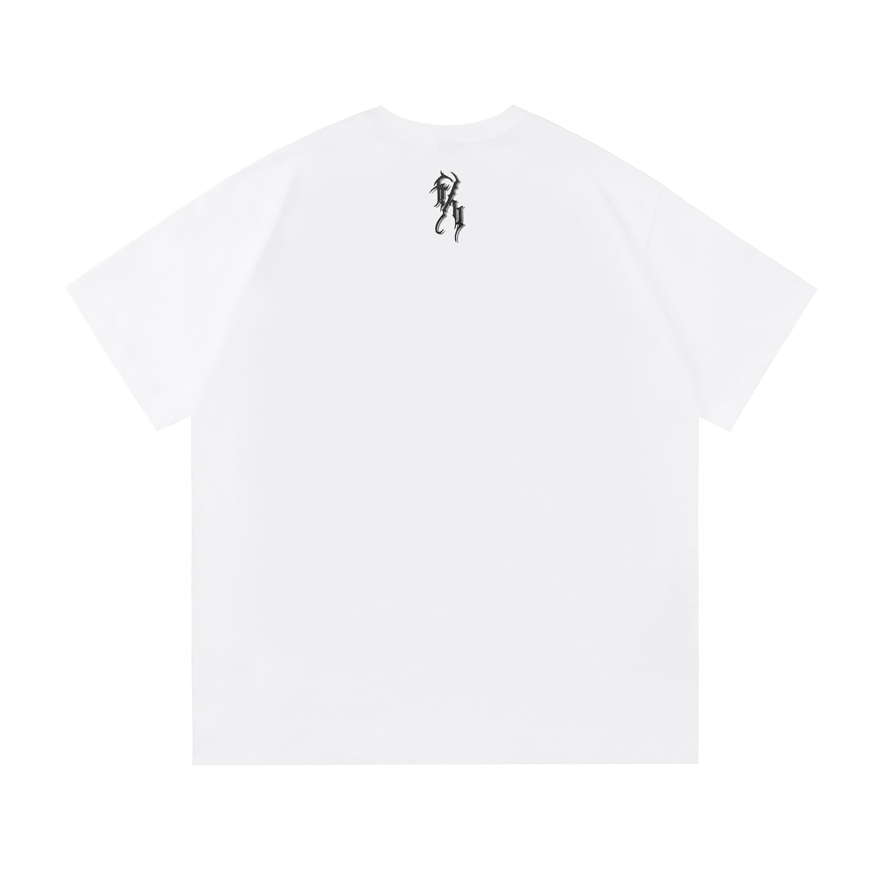 White Chicano Lettering T-Shirt