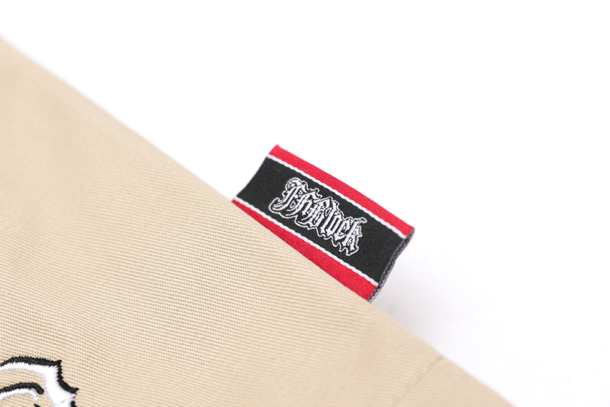 Beige West Coast Shorts