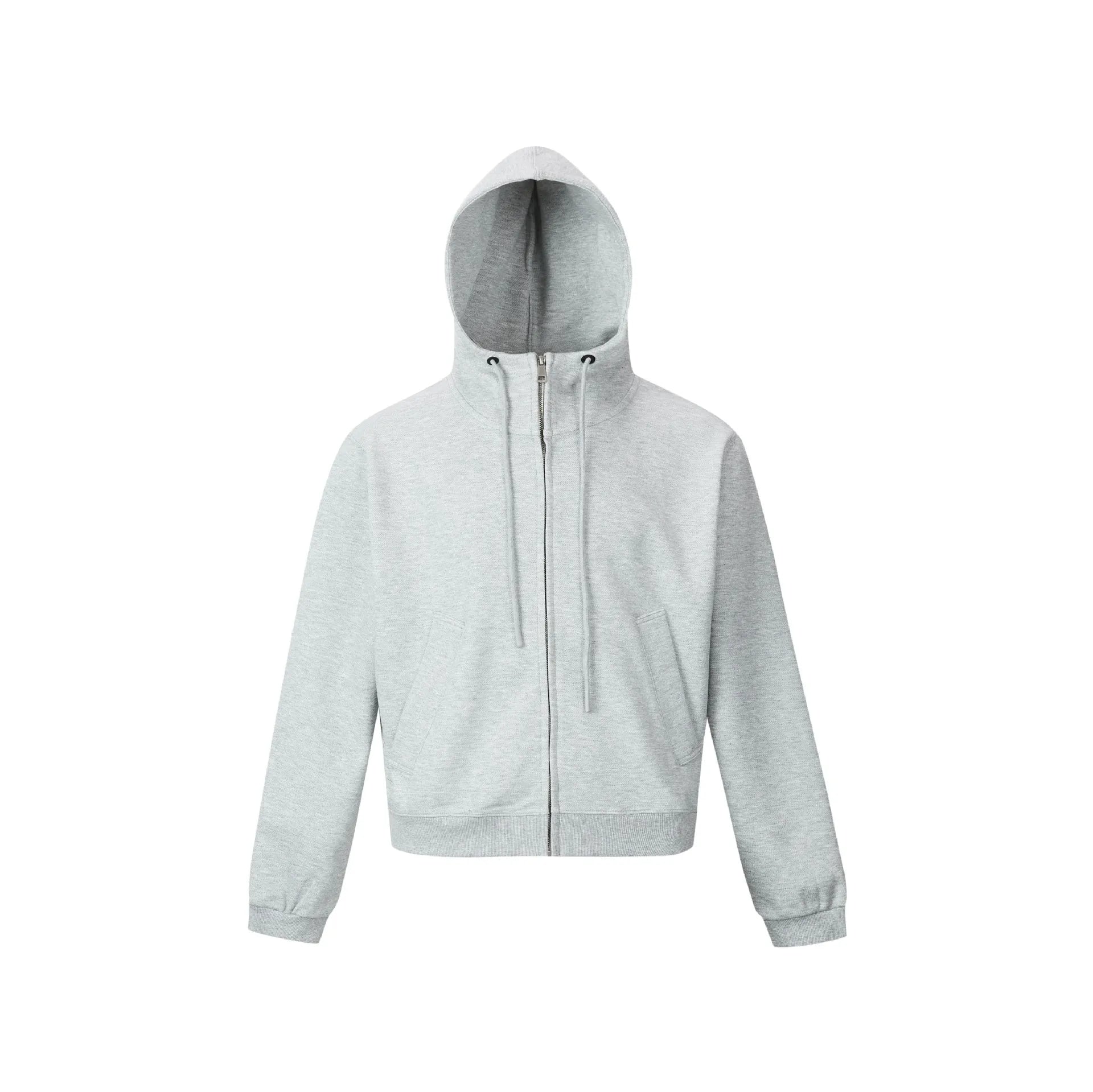 Grey Zip-up Hoodie