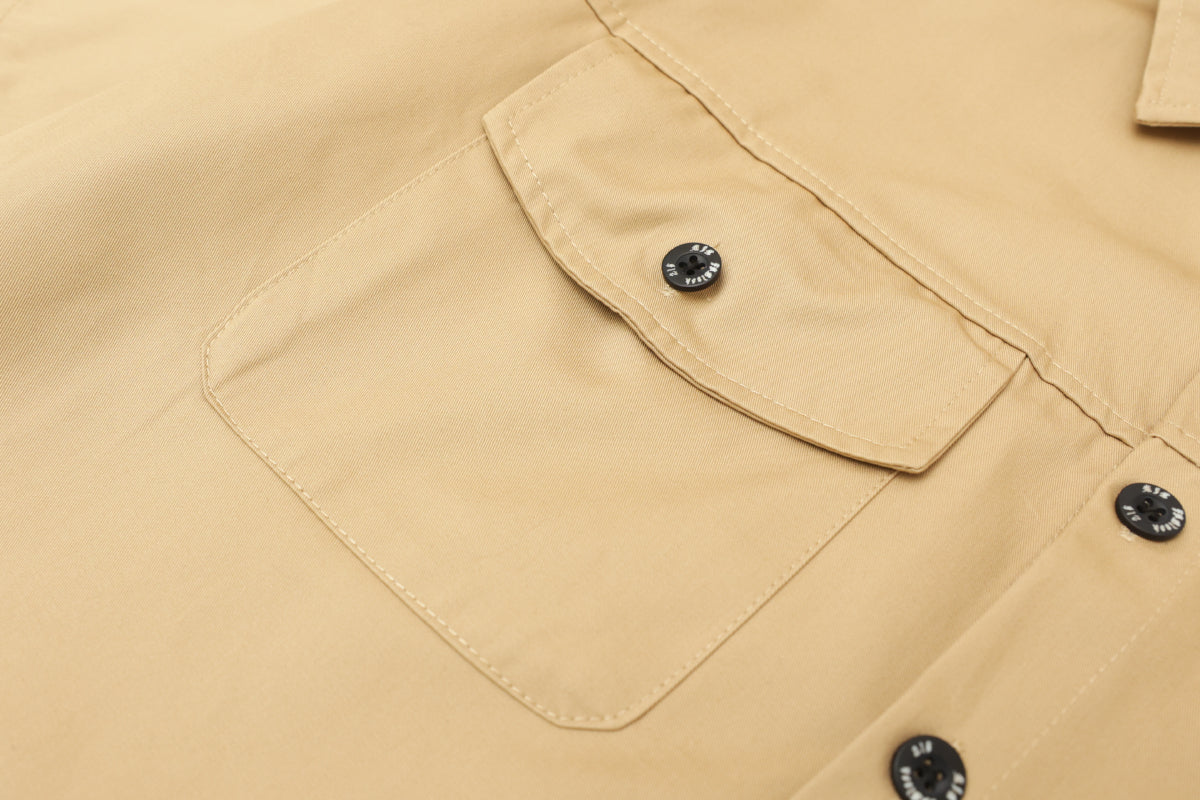 Beige Mexican Chicano Shirt