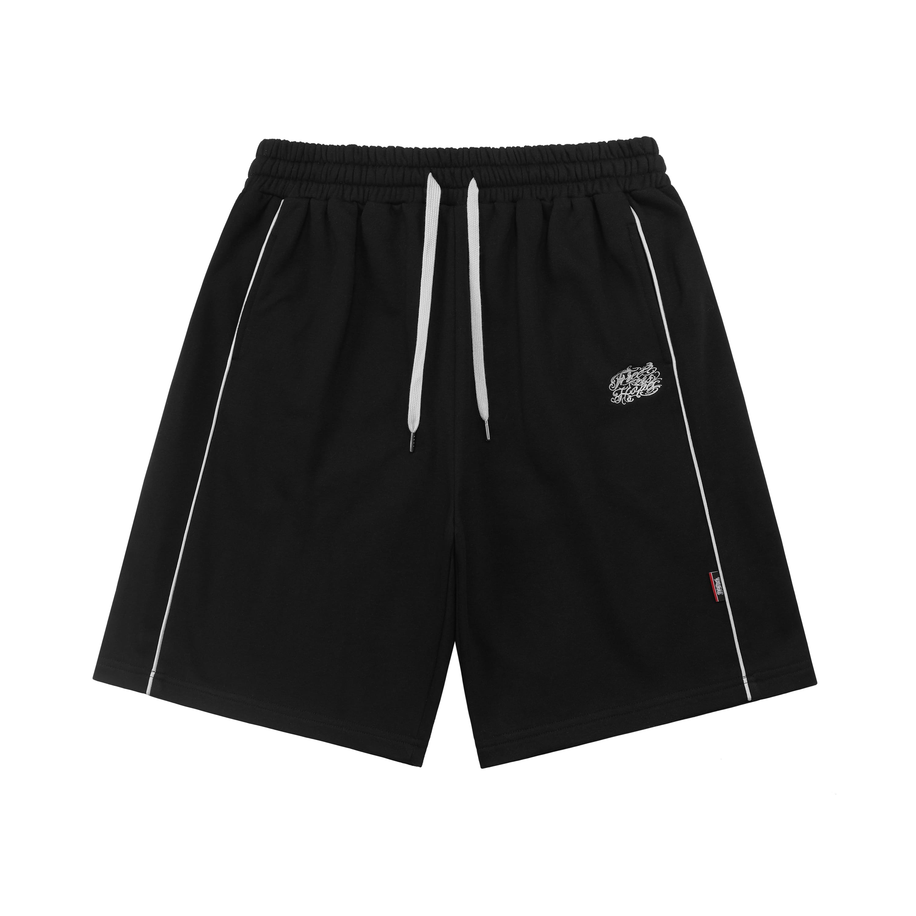 Black Lowlife Drip Shorts