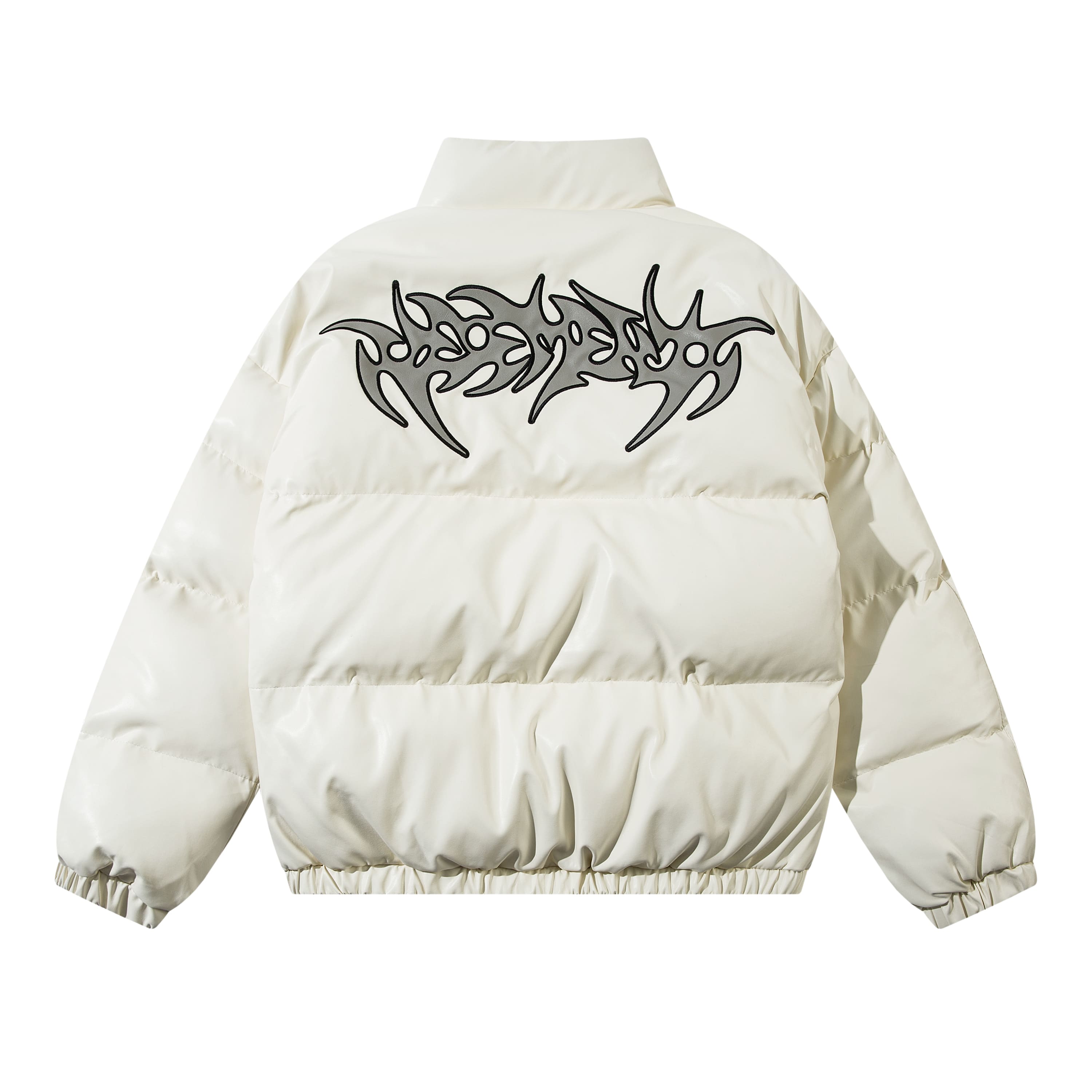 White Graffiti 2.0 Puffer Jacket