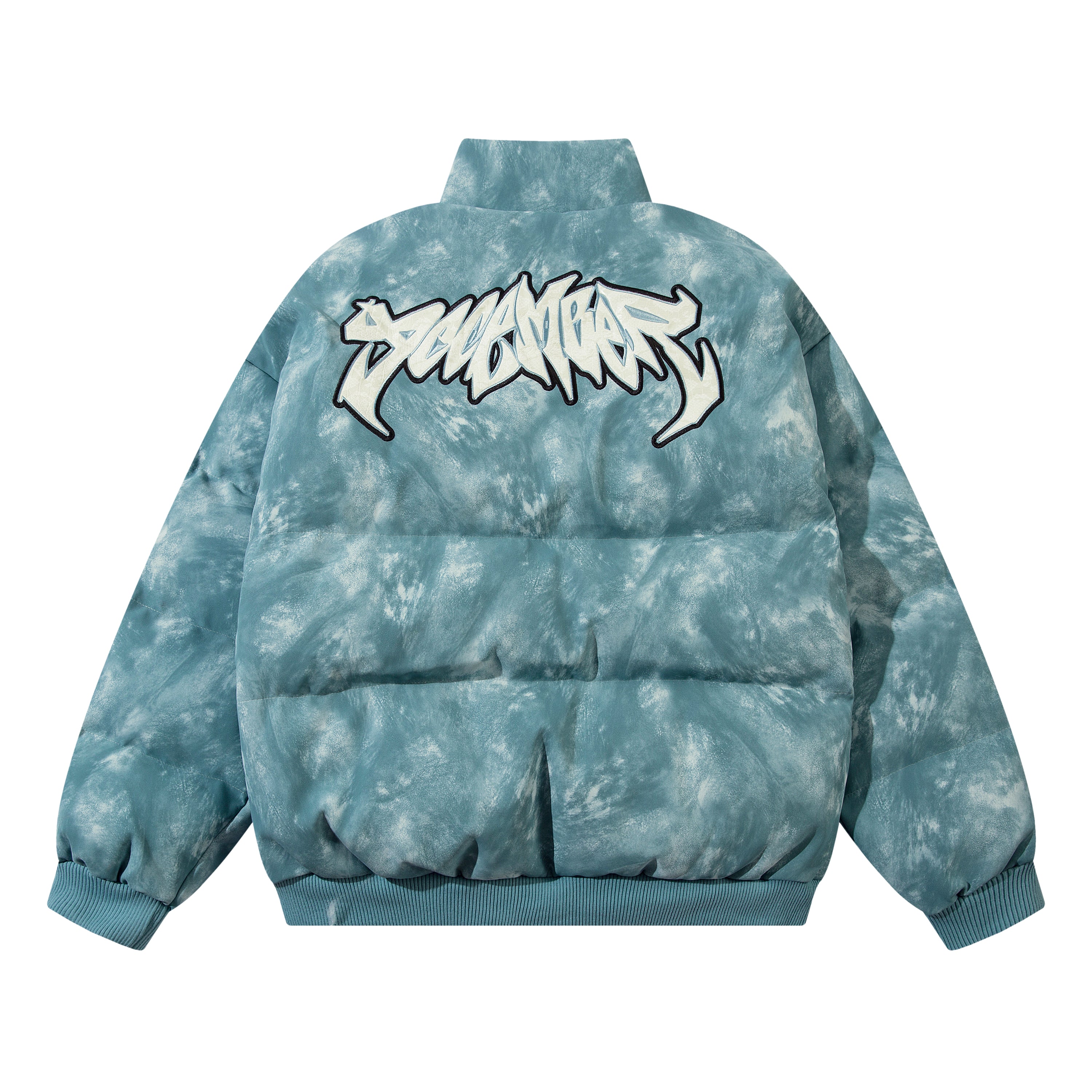 Waashed Green Rage Puffer Jacket