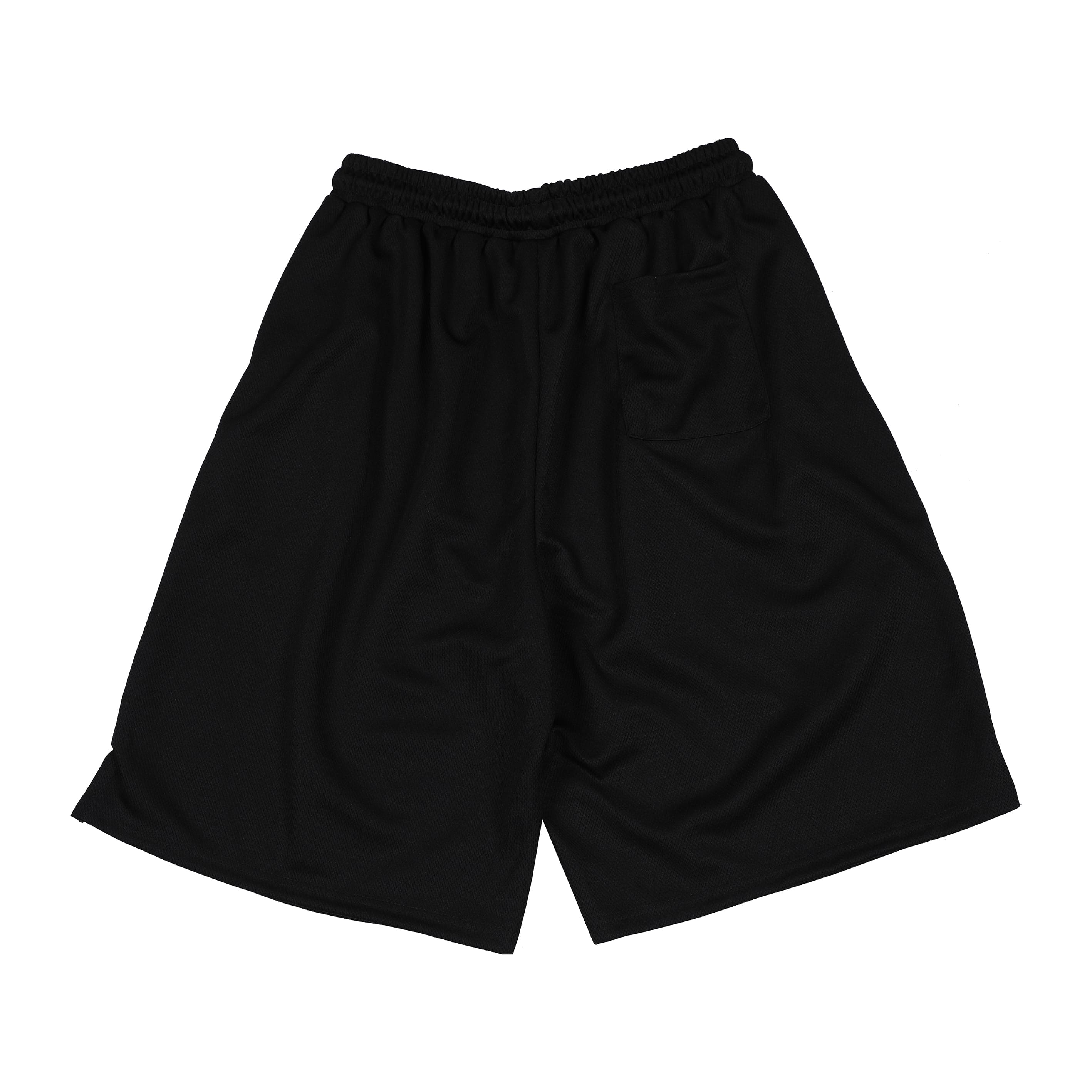 Black Bulldog Mesh Shorts