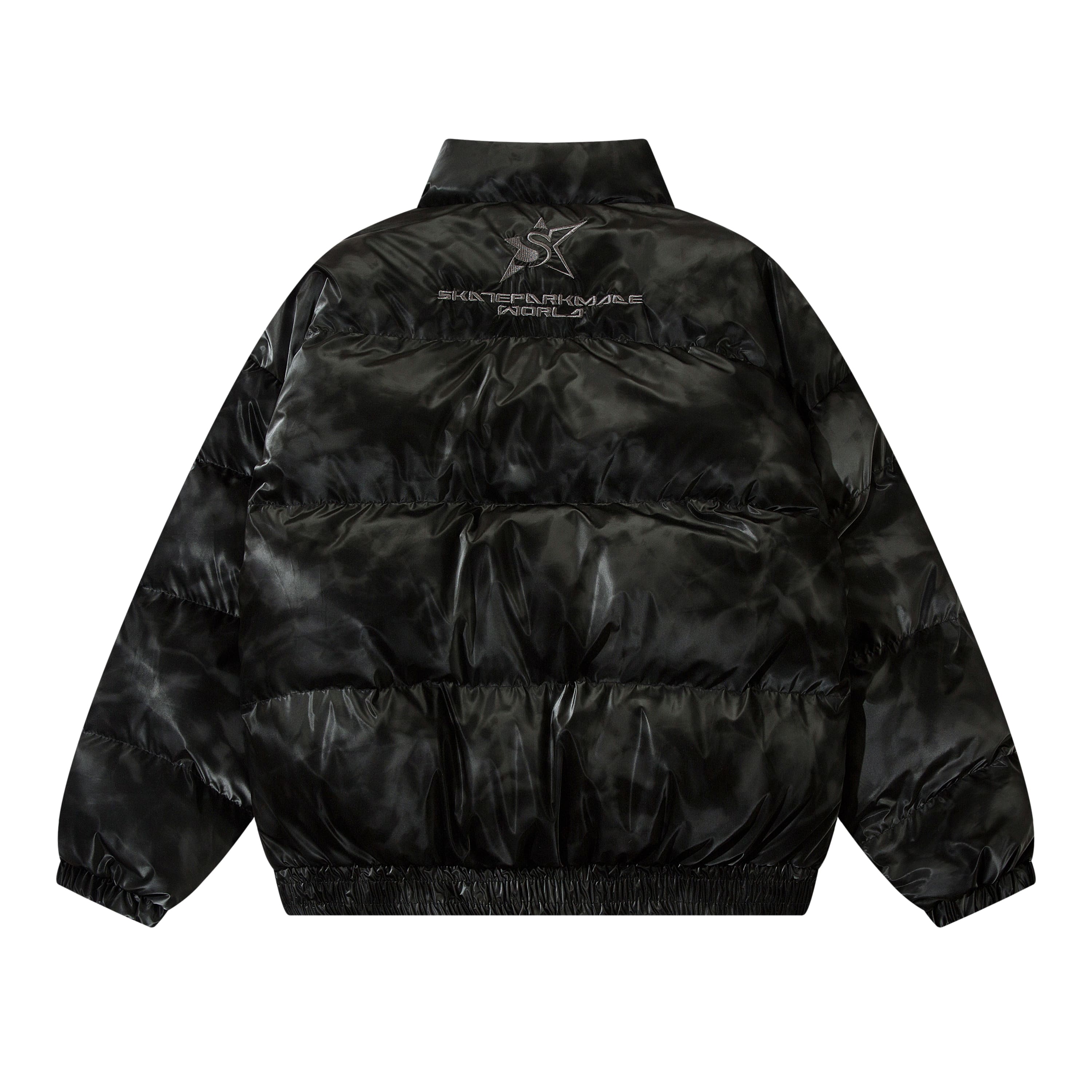 Black Stars Puffer Jacket