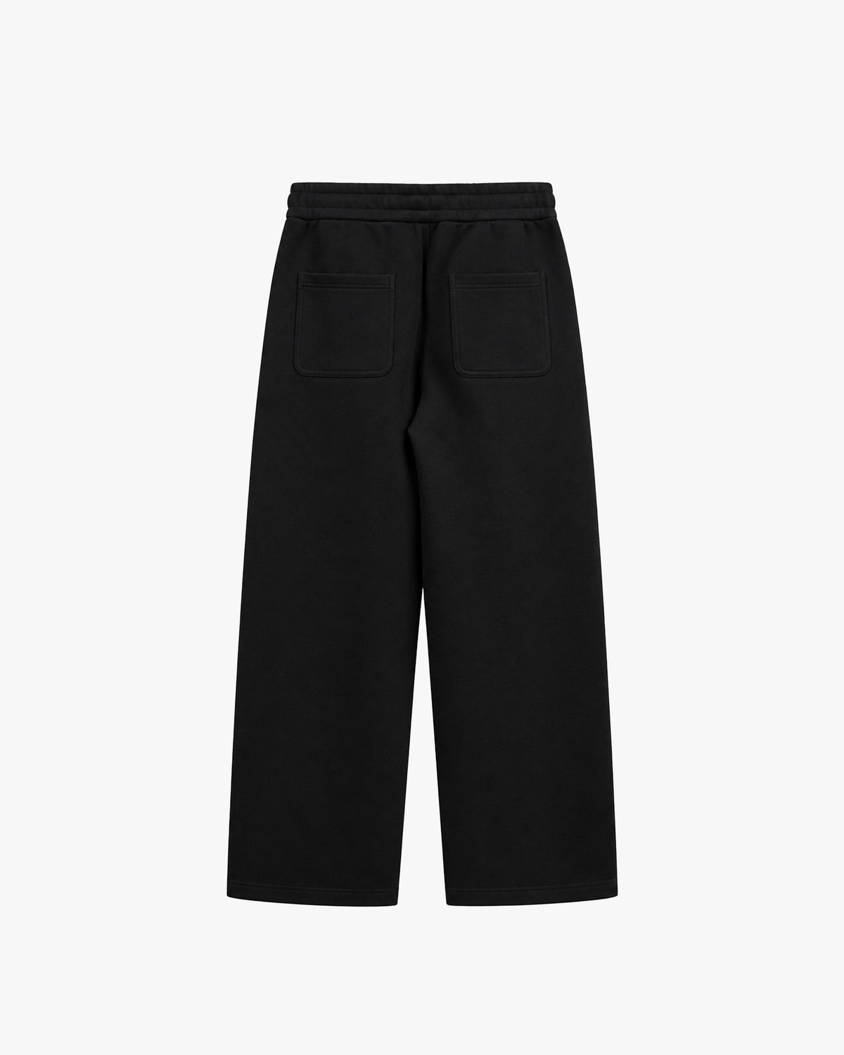 Essential Wide Leg Sweatpants - Black