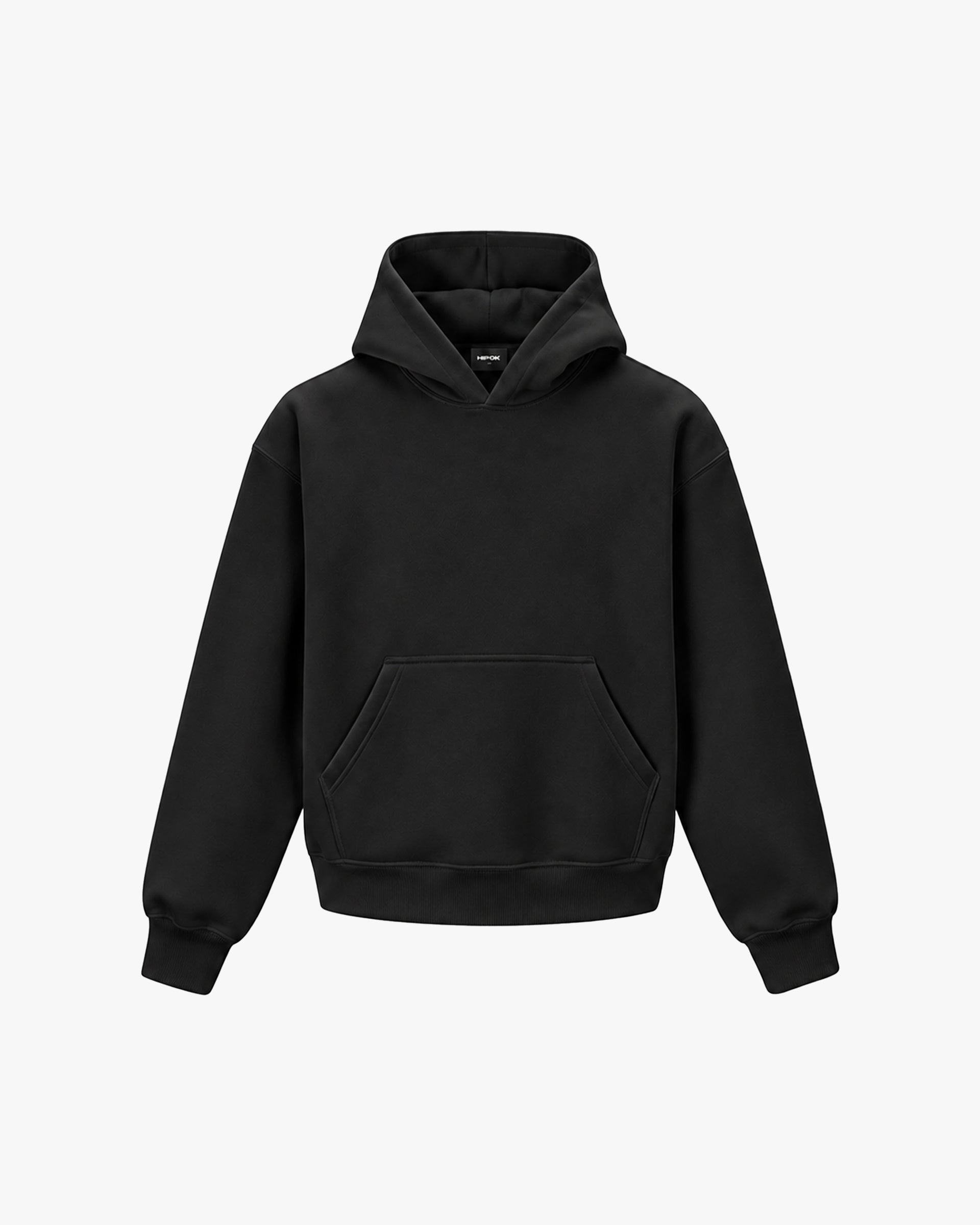 Essential Oversized Hoodie - Black