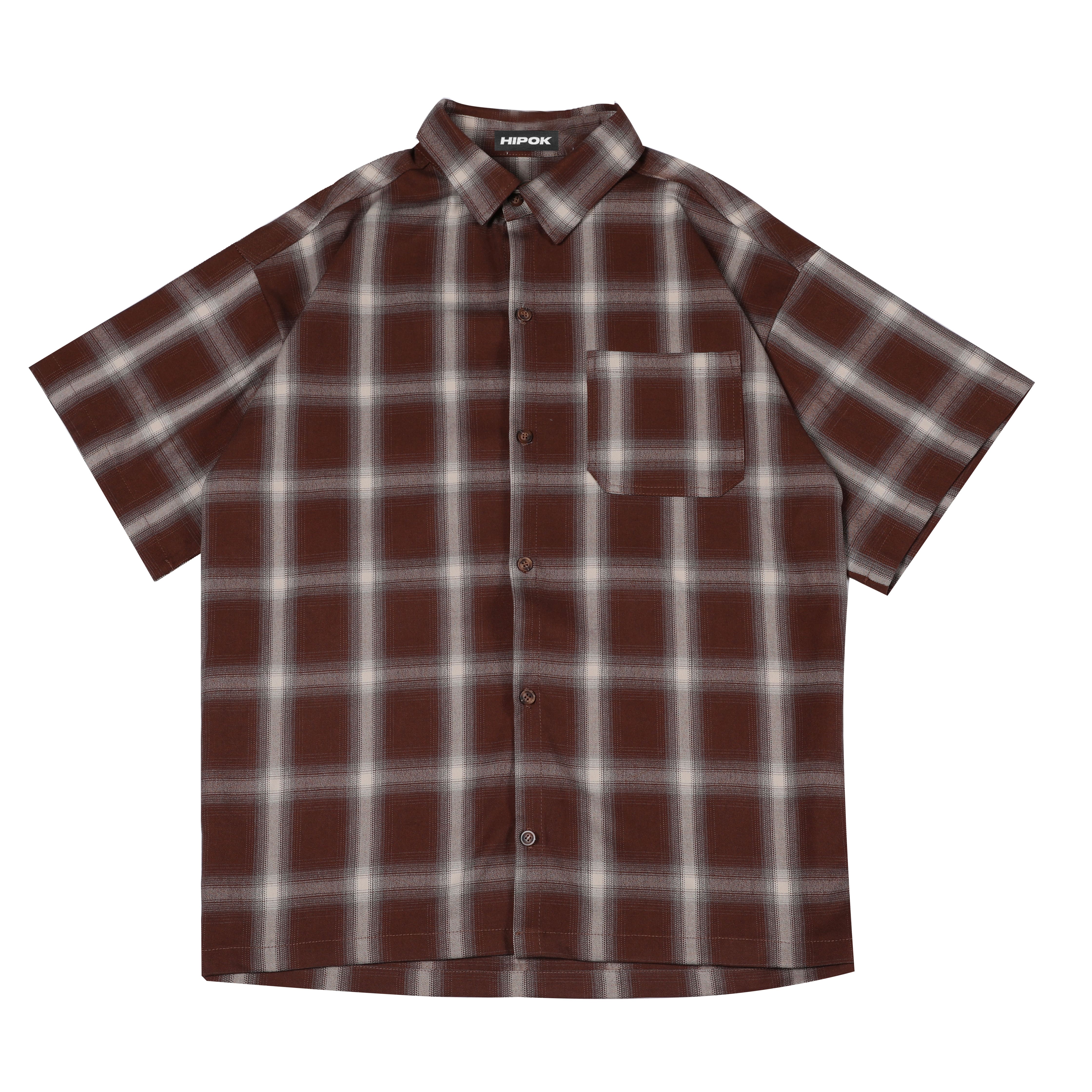 Brown Lowrider Check Shirt