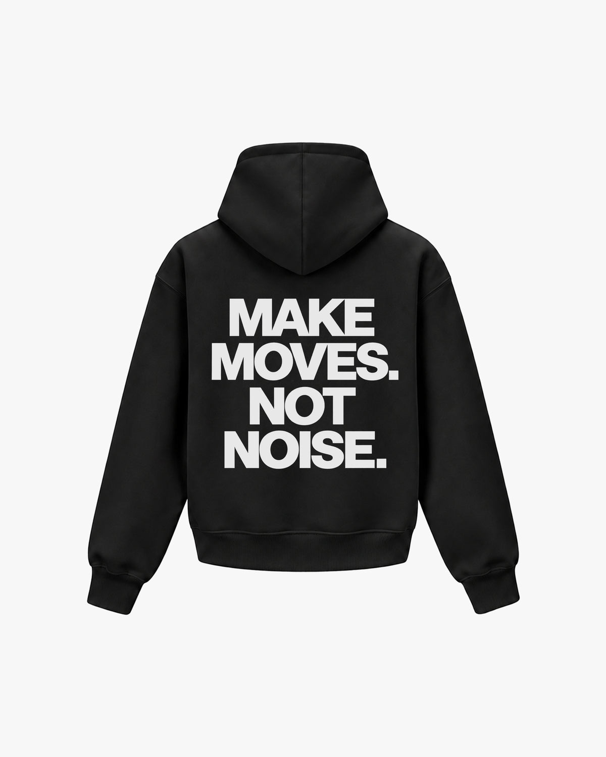Make Moves Oversized Hoodie - Black