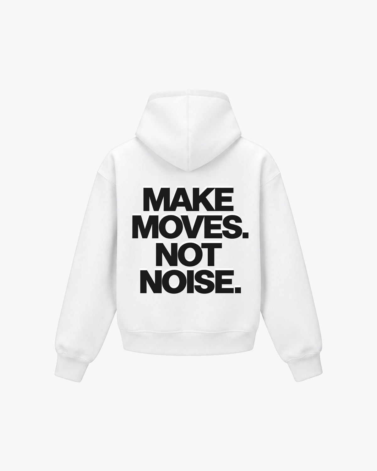 Make Moves Oversized Hoodie - White
