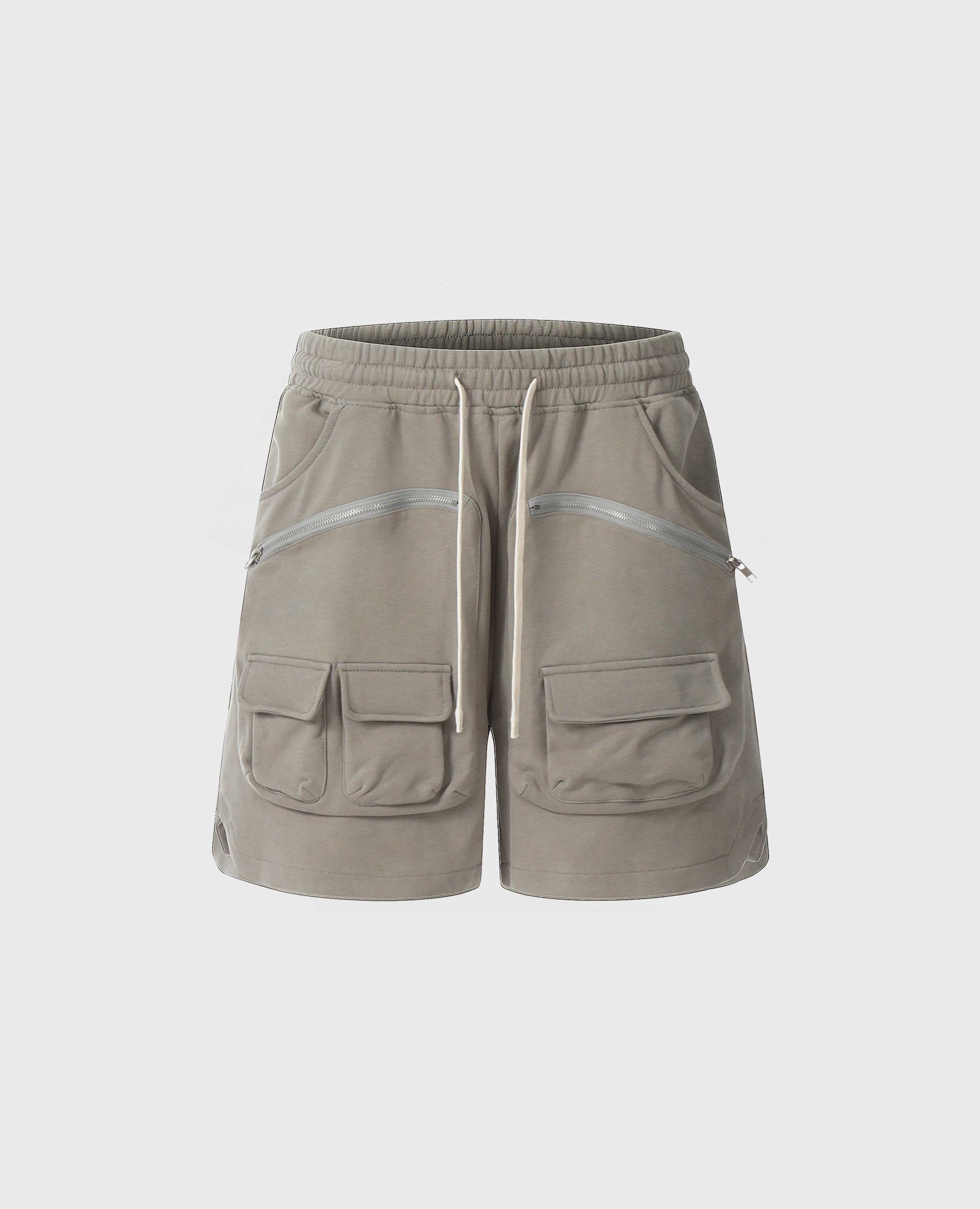 Pockets Zipper Shorts