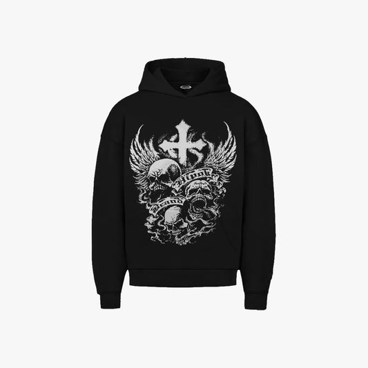 Black Skulls Hoodie